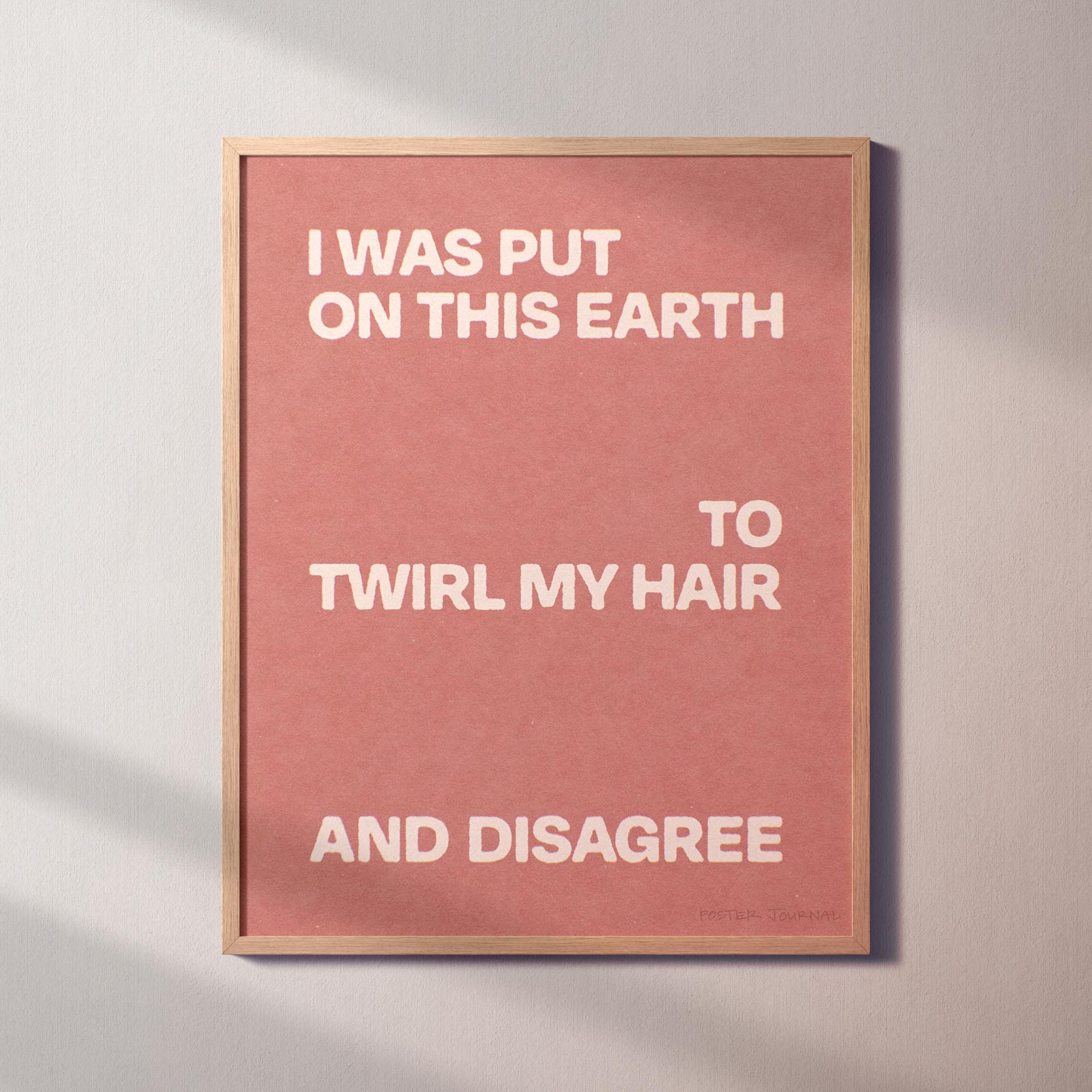 TWIRL PRINT – Poster Journal