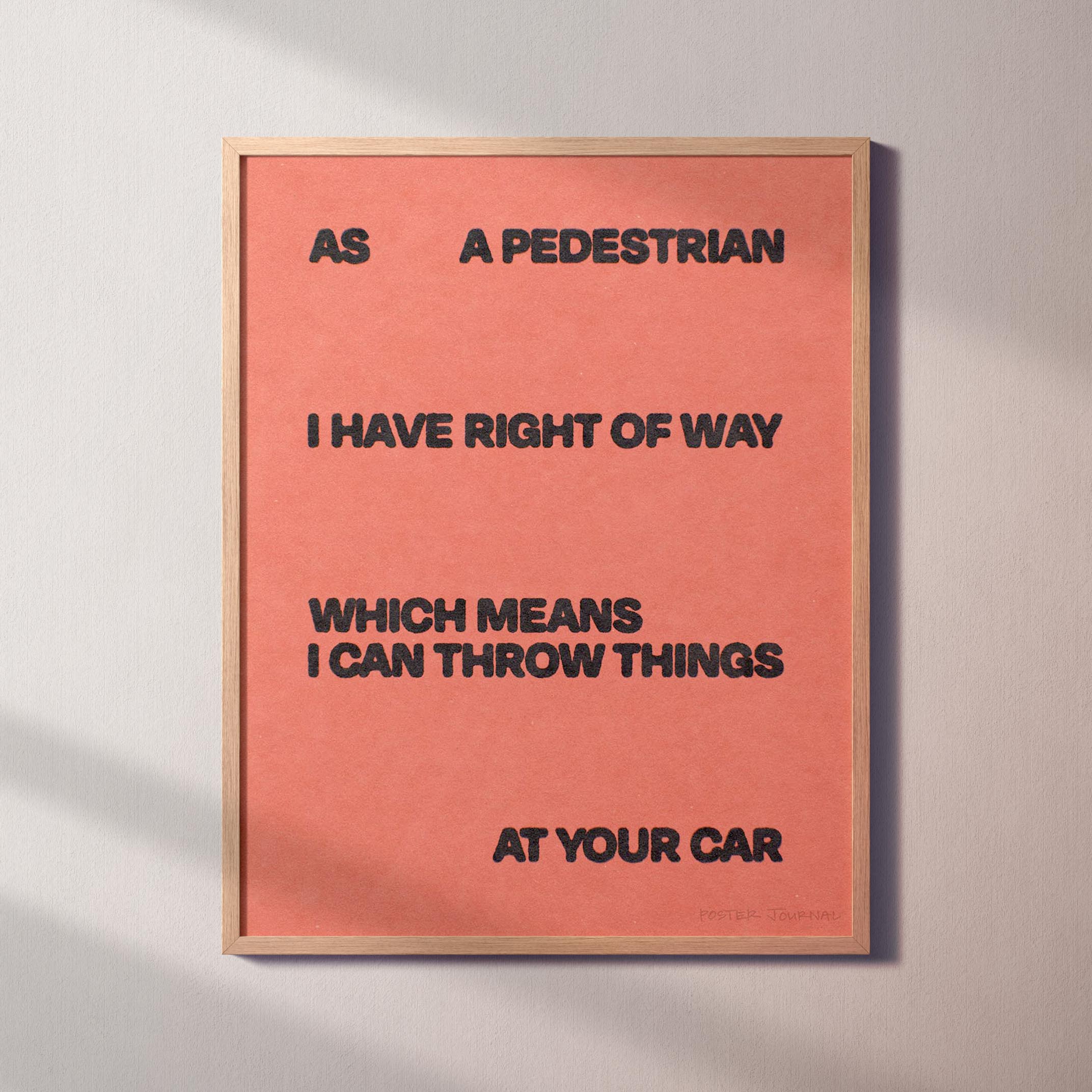 PEDESTRIAN PRINT