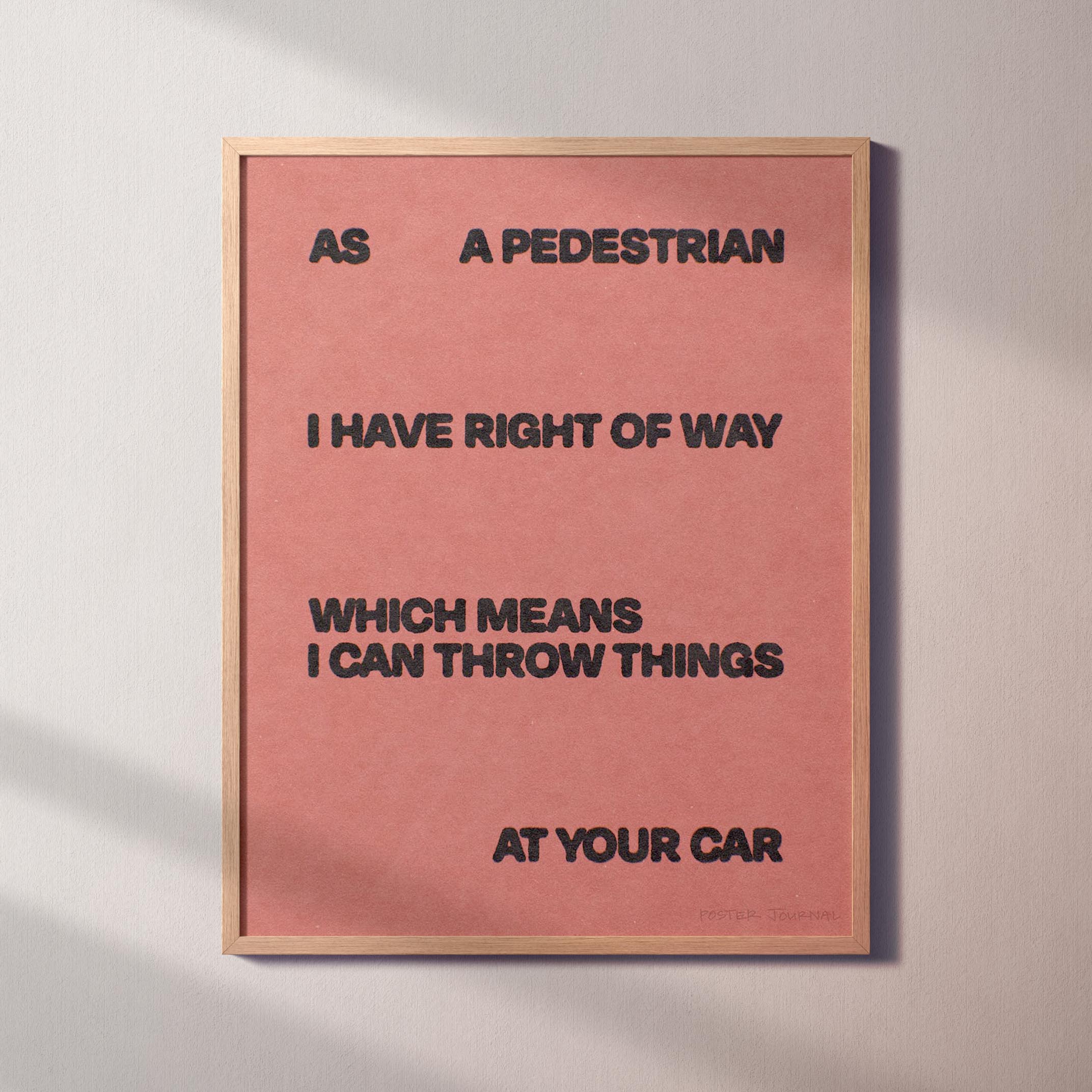 PEDESTRIAN PRINT