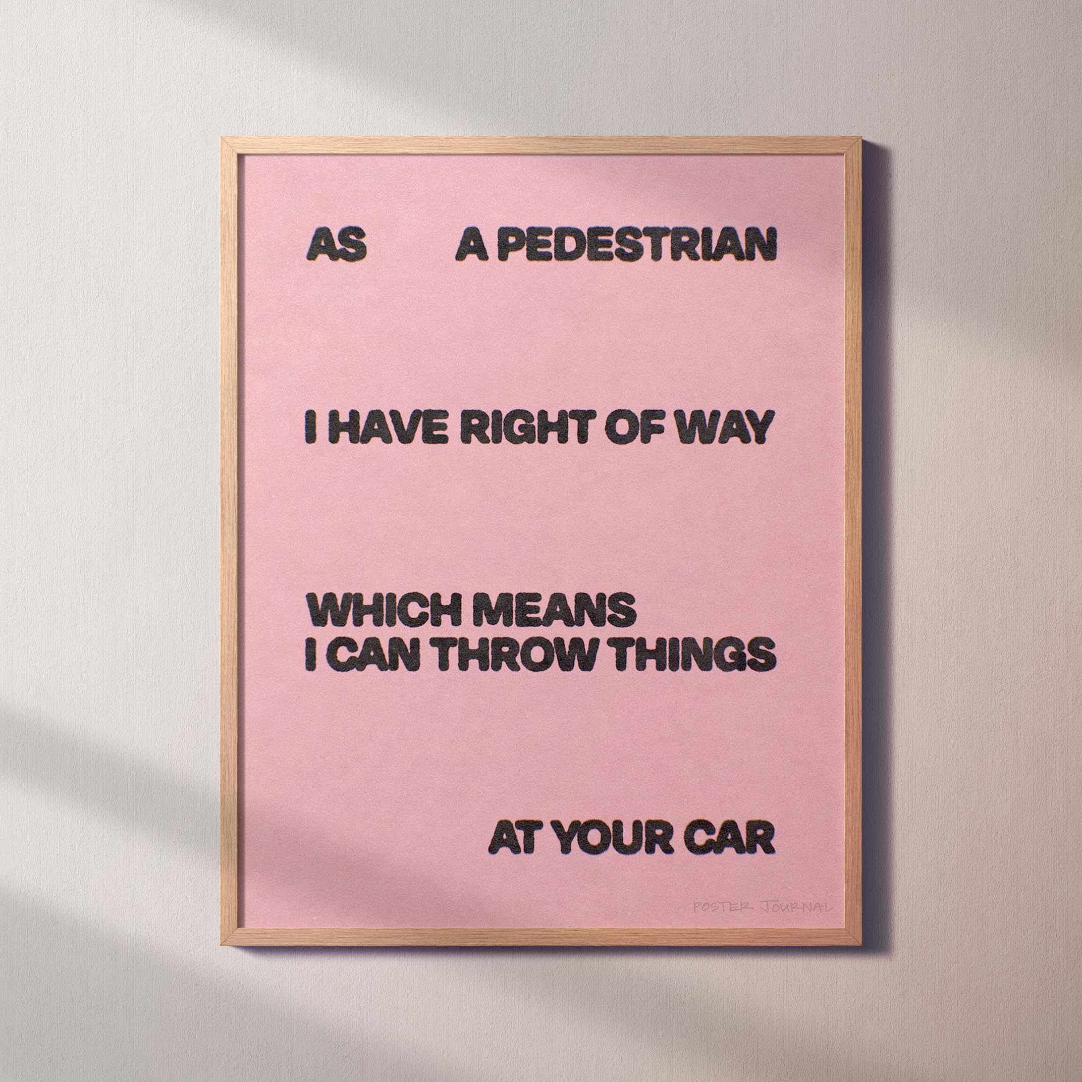PEDESTRIAN PRINT