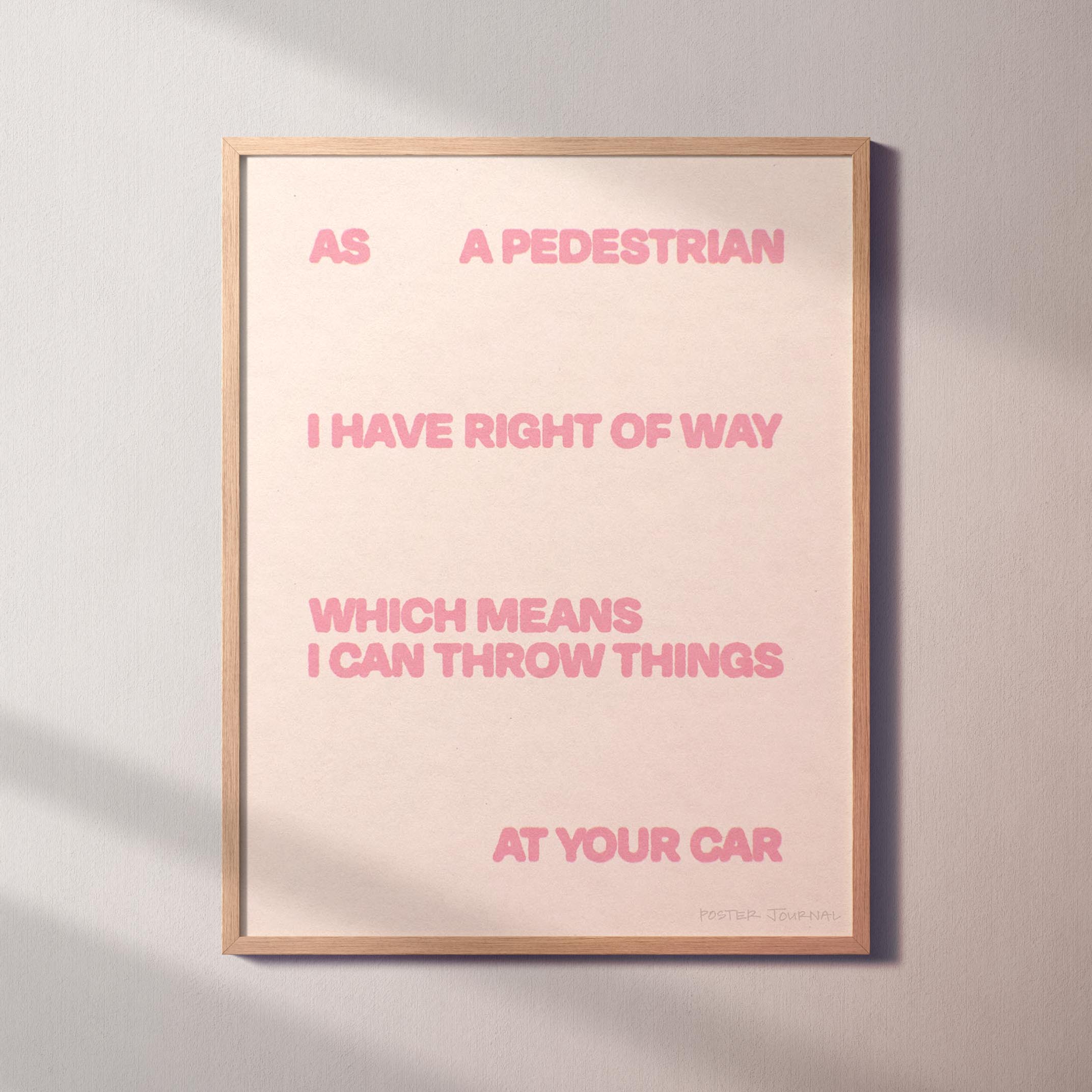 PEDESTRIAN PRINT