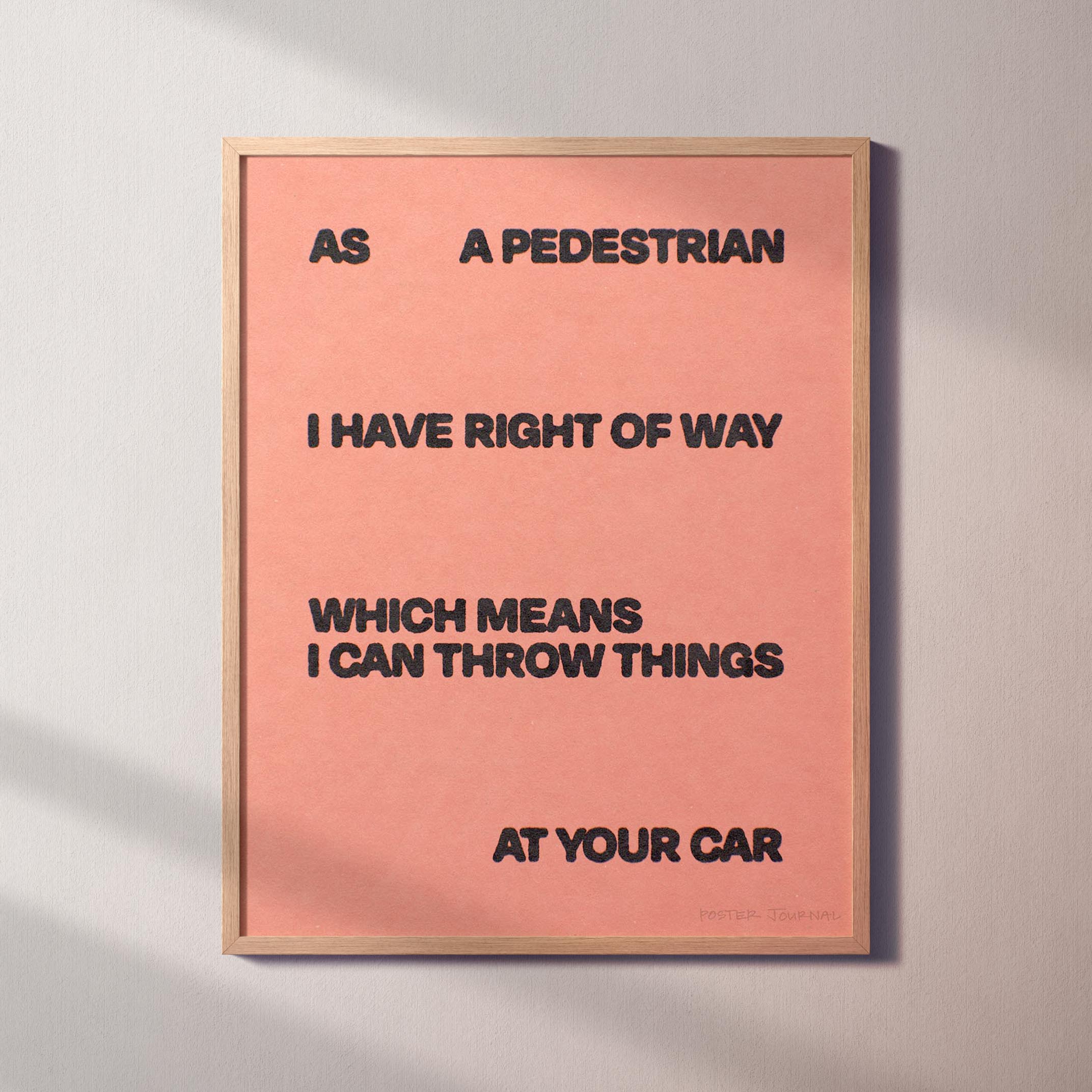 PEDESTRIAN PRINT