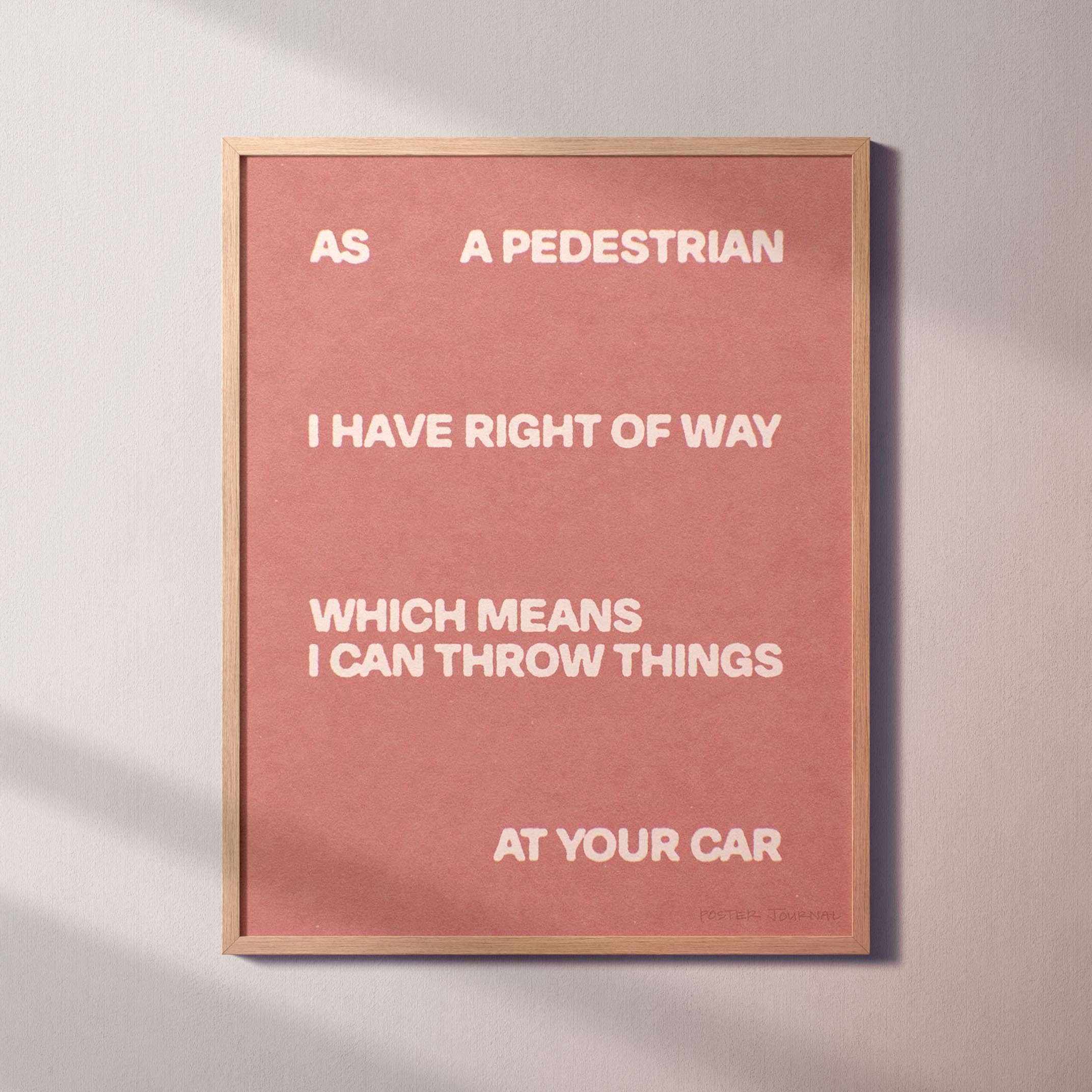 PEDESTRIAN PRINT