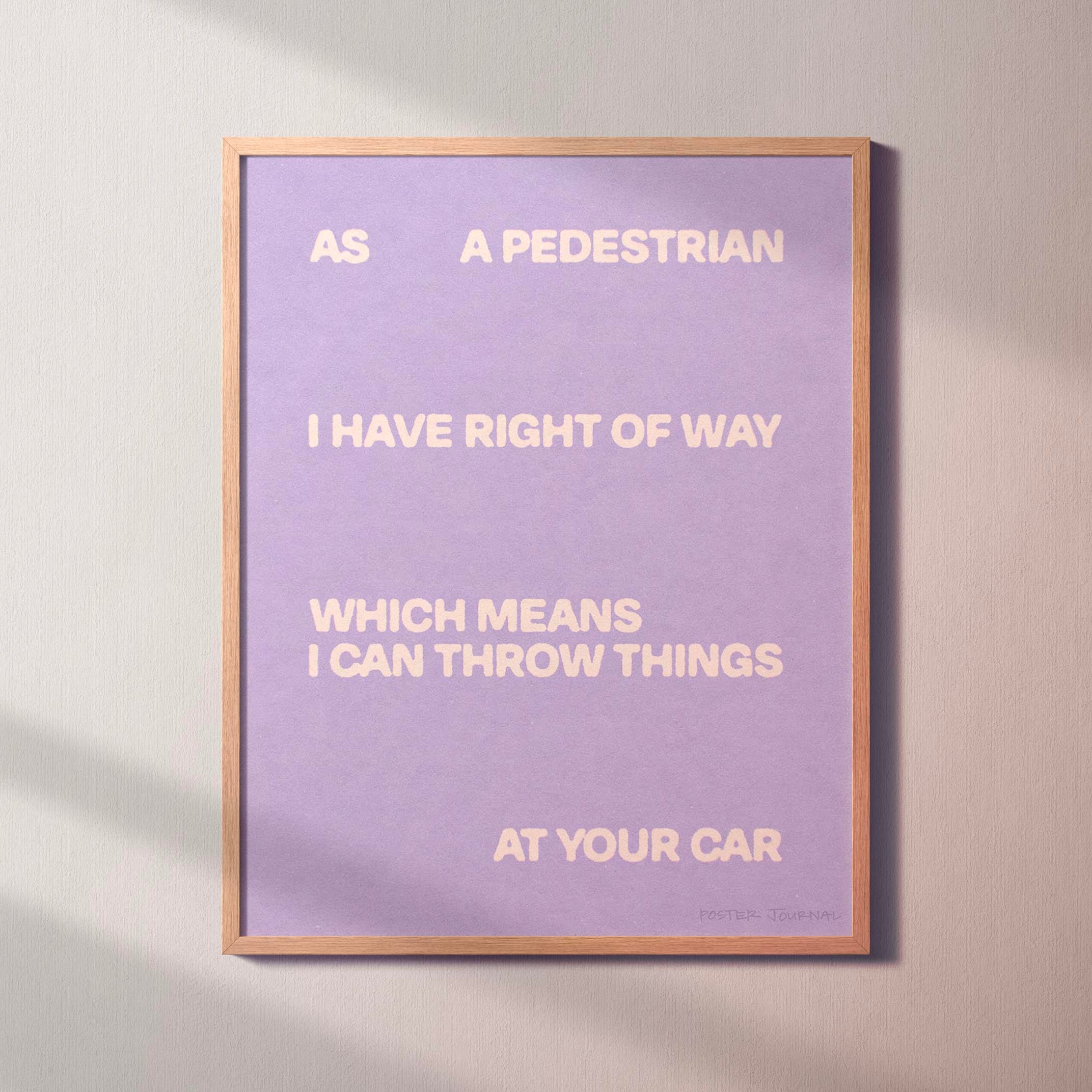 PEDESTRIAN PRINT