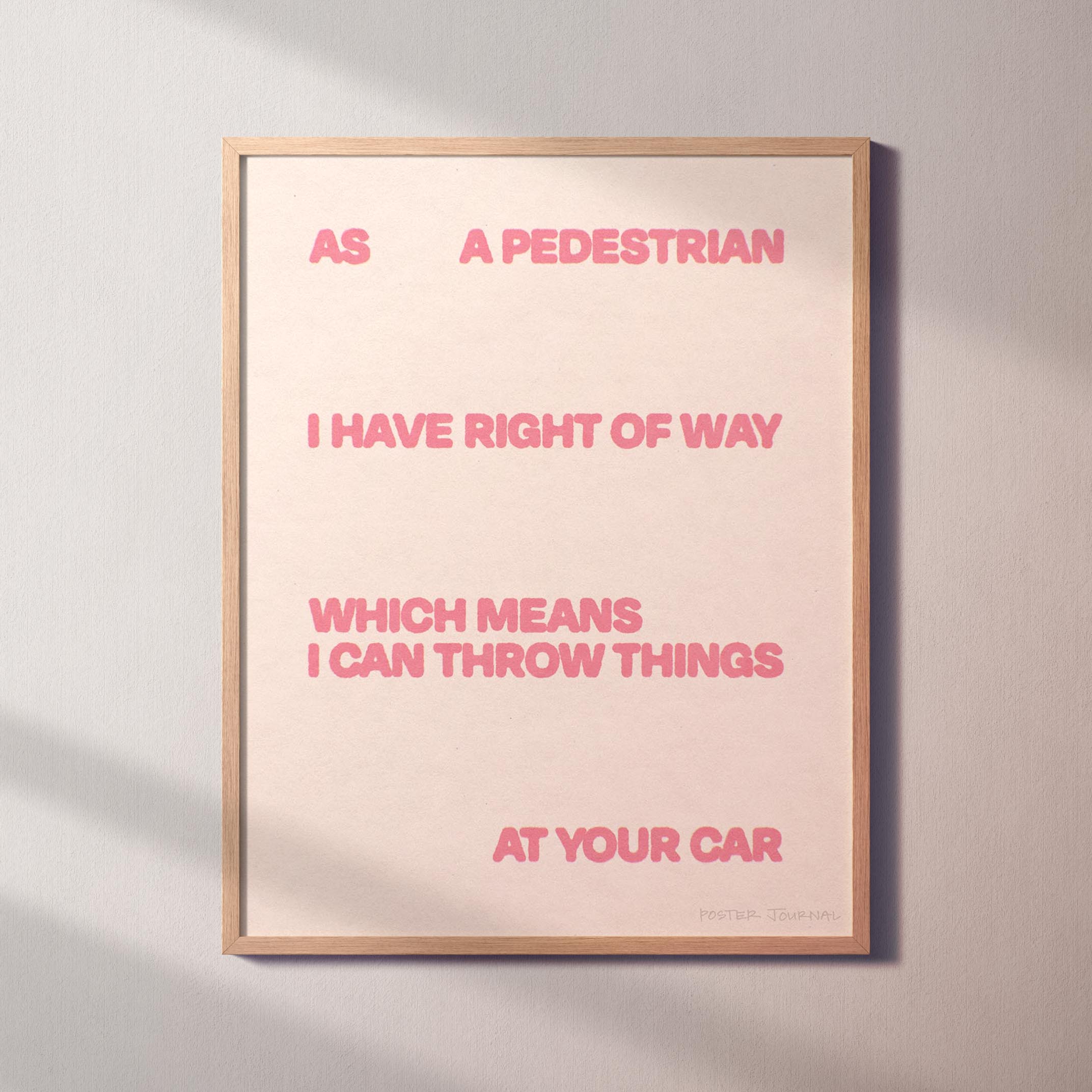 PEDESTRIAN PRINT
