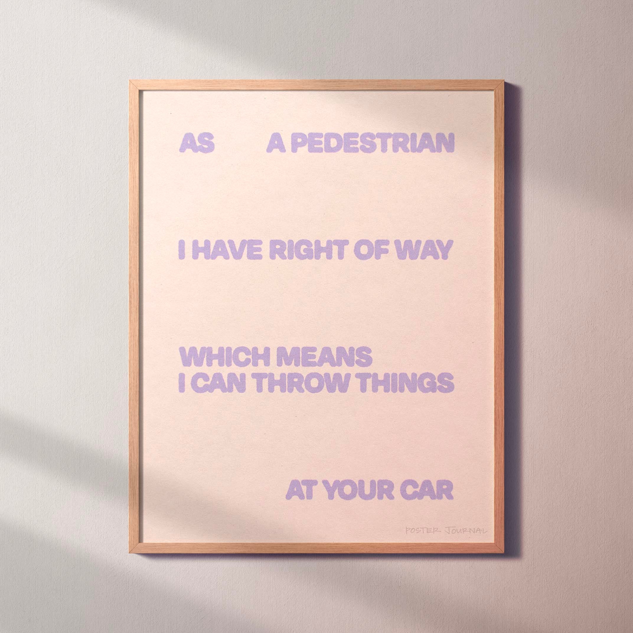 PEDESTRIAN PRINT