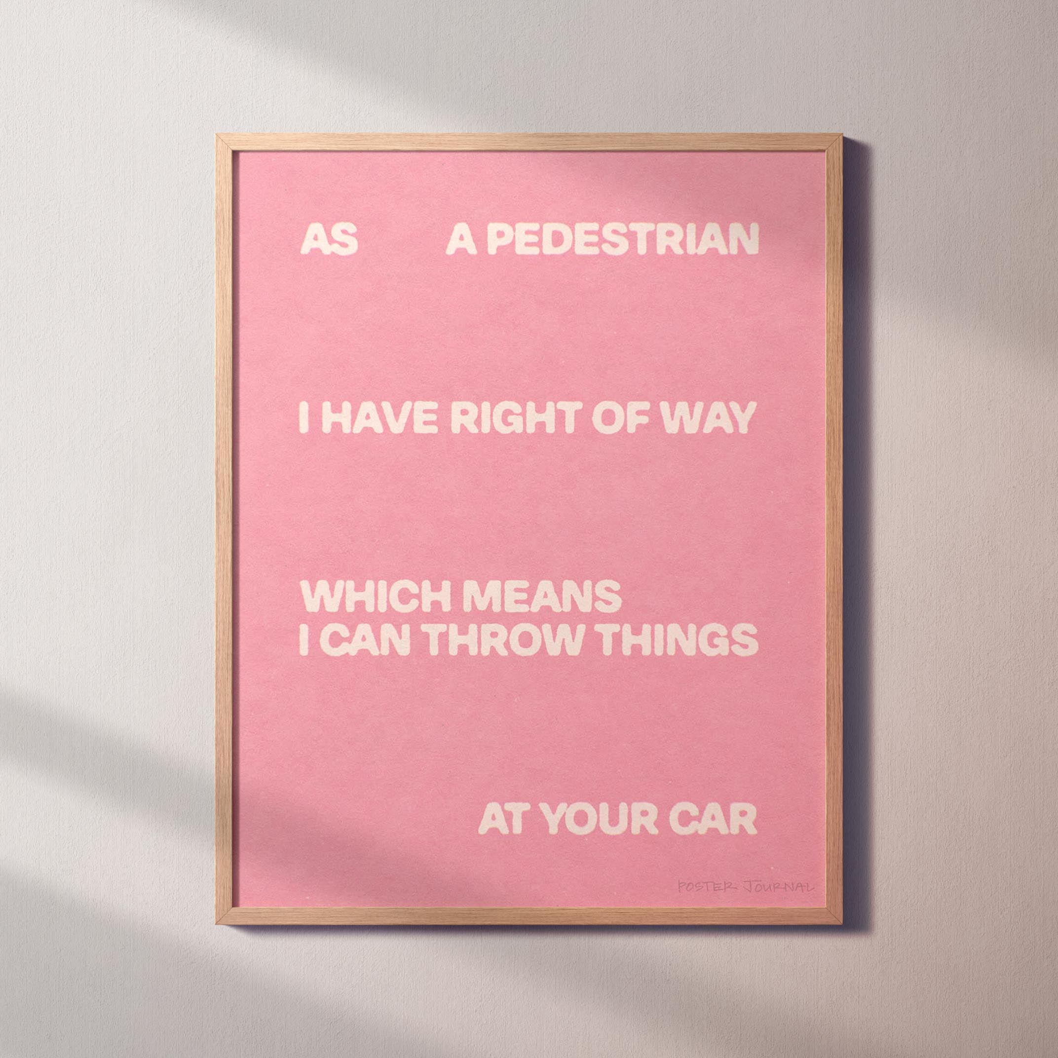 PEDESTRIAN PRINT