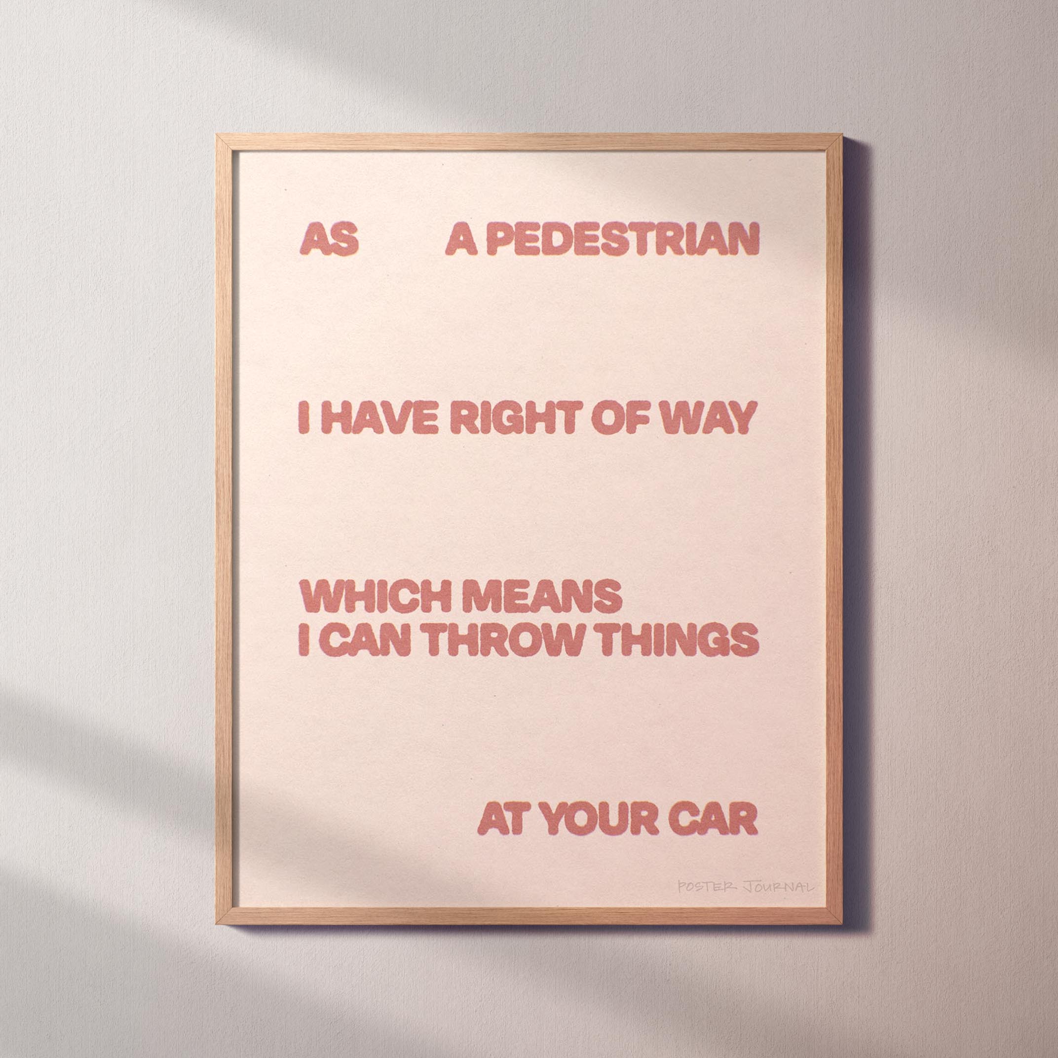 PEDESTRIAN PRINT