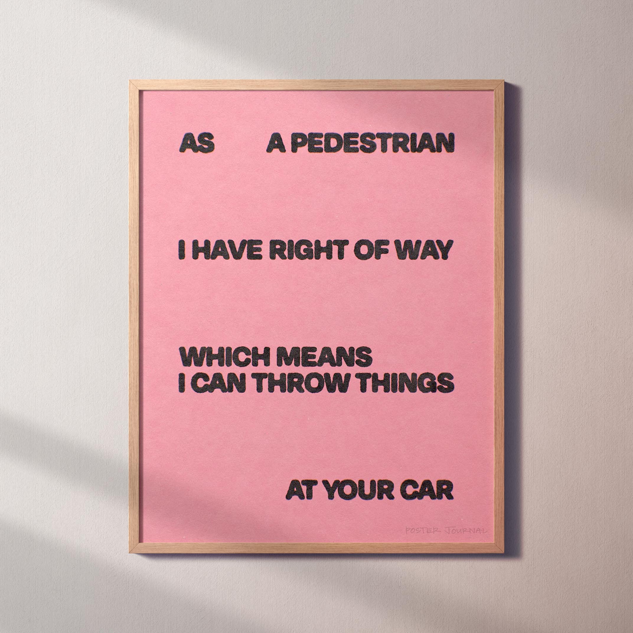 PEDESTRIAN PRINT