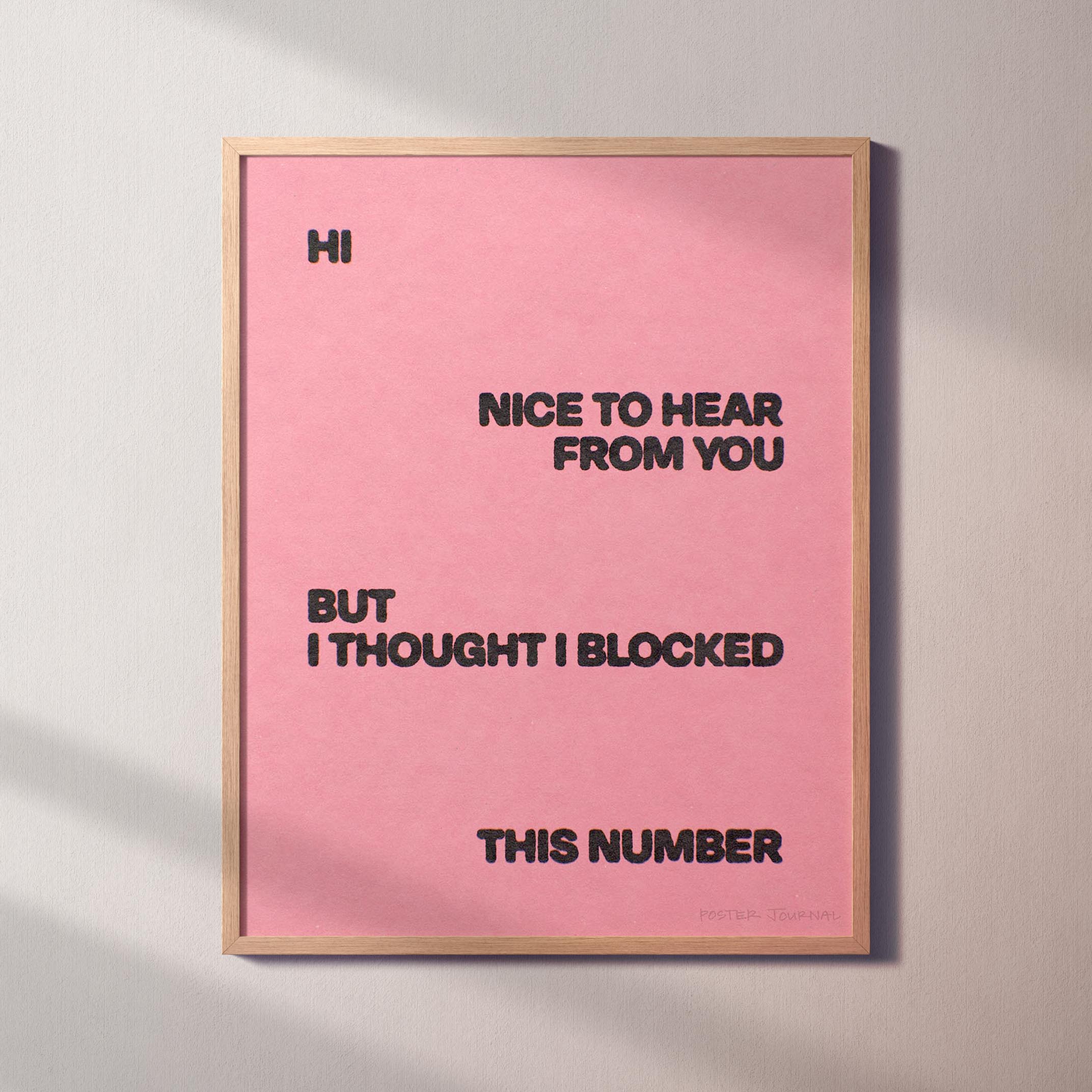 BLOCKED PRINT