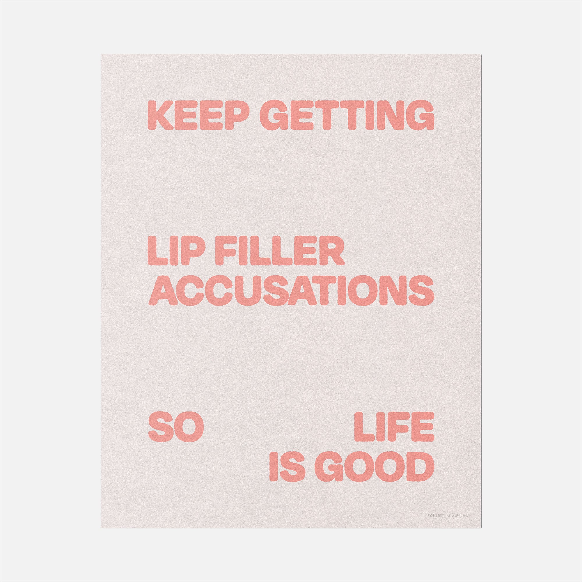 ACCUSATIONS PRINT