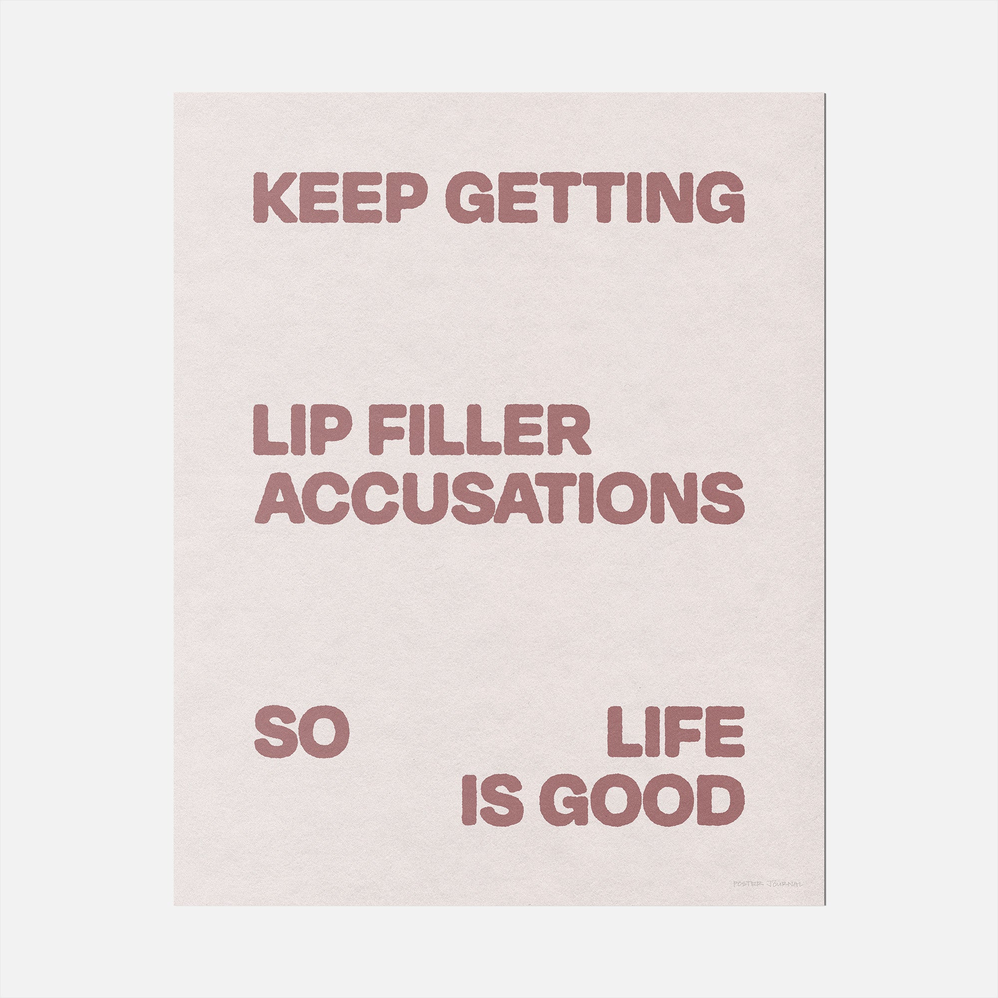 ACCUSATIONS PRINT