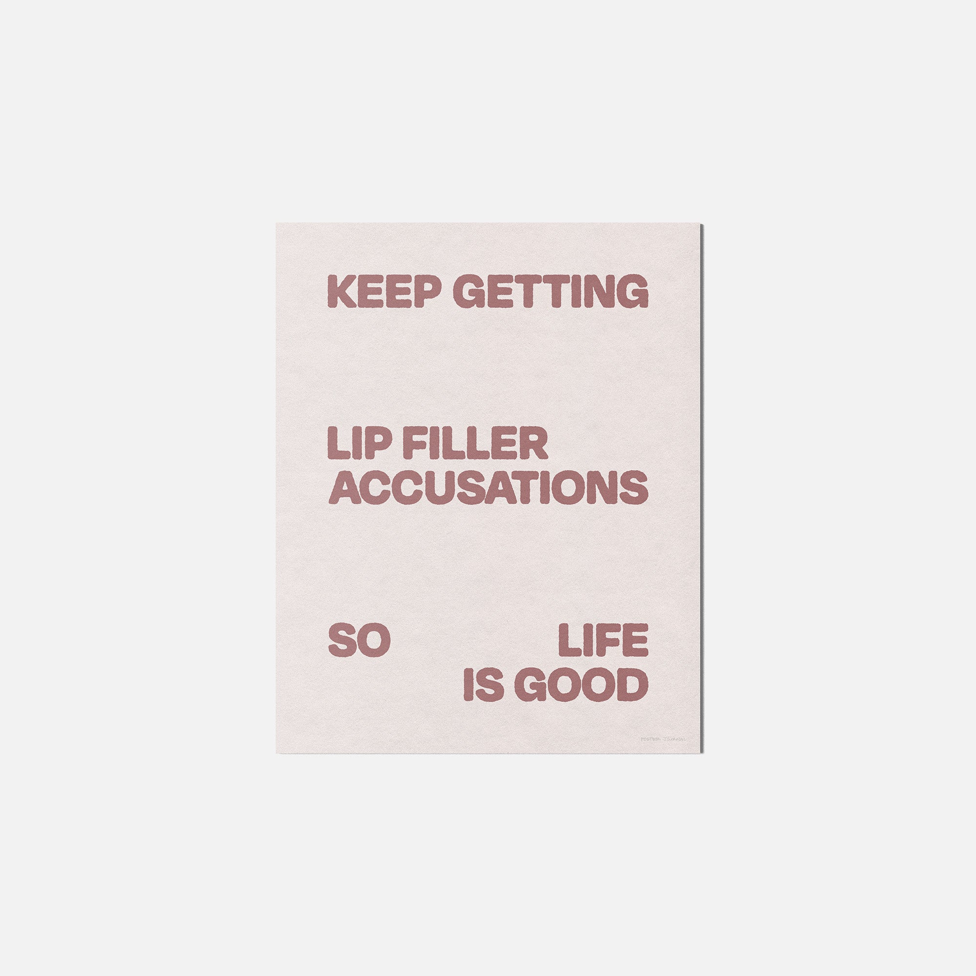 ACCUSATIONS PRINT
