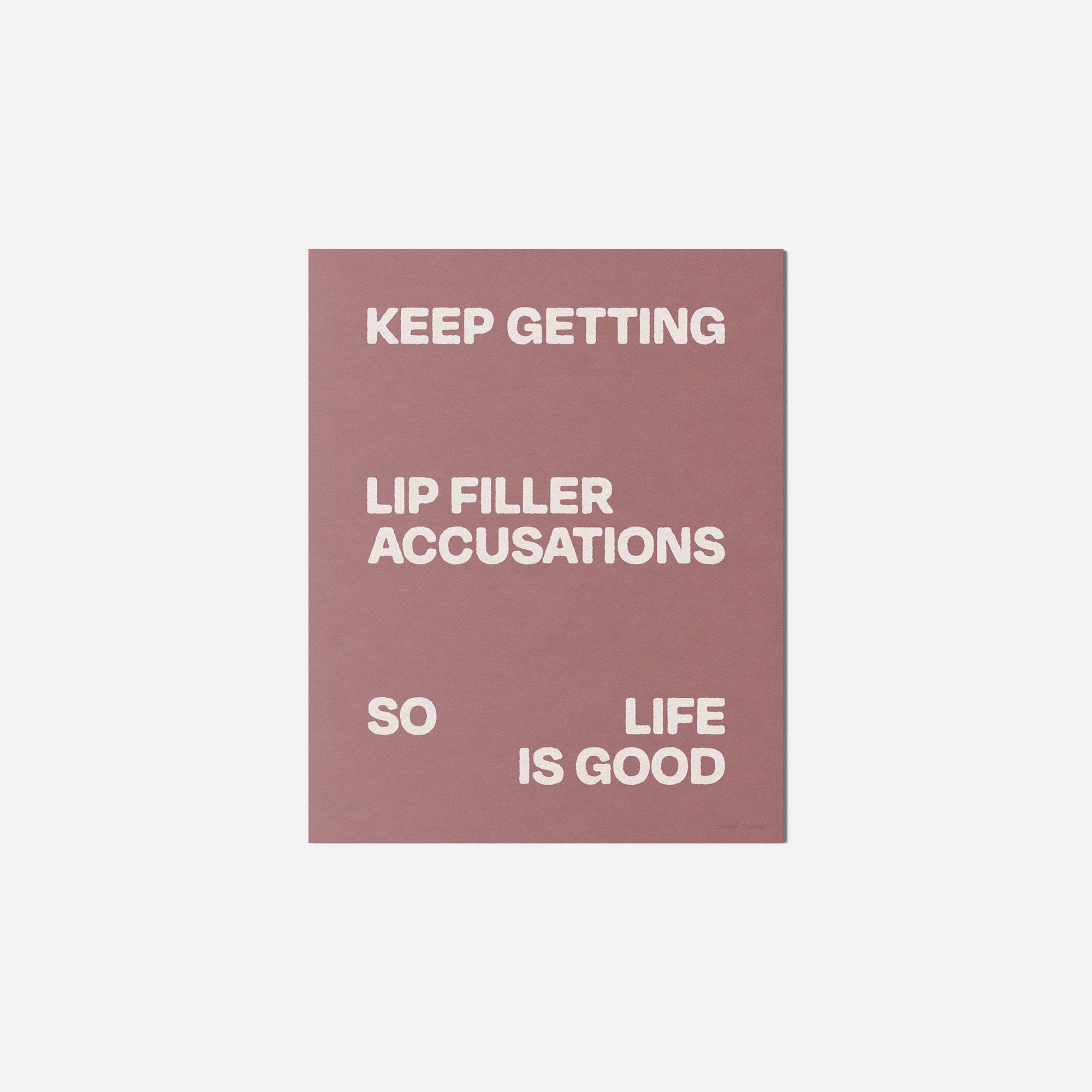ACCUSATIONS PRINT