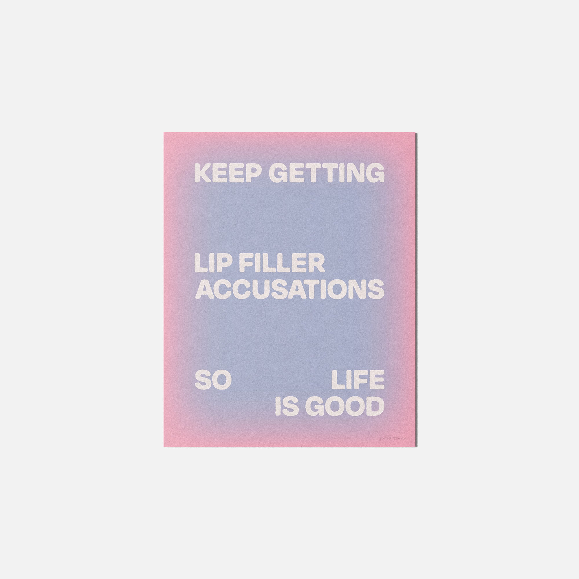 ACCUSATIONS PRINT