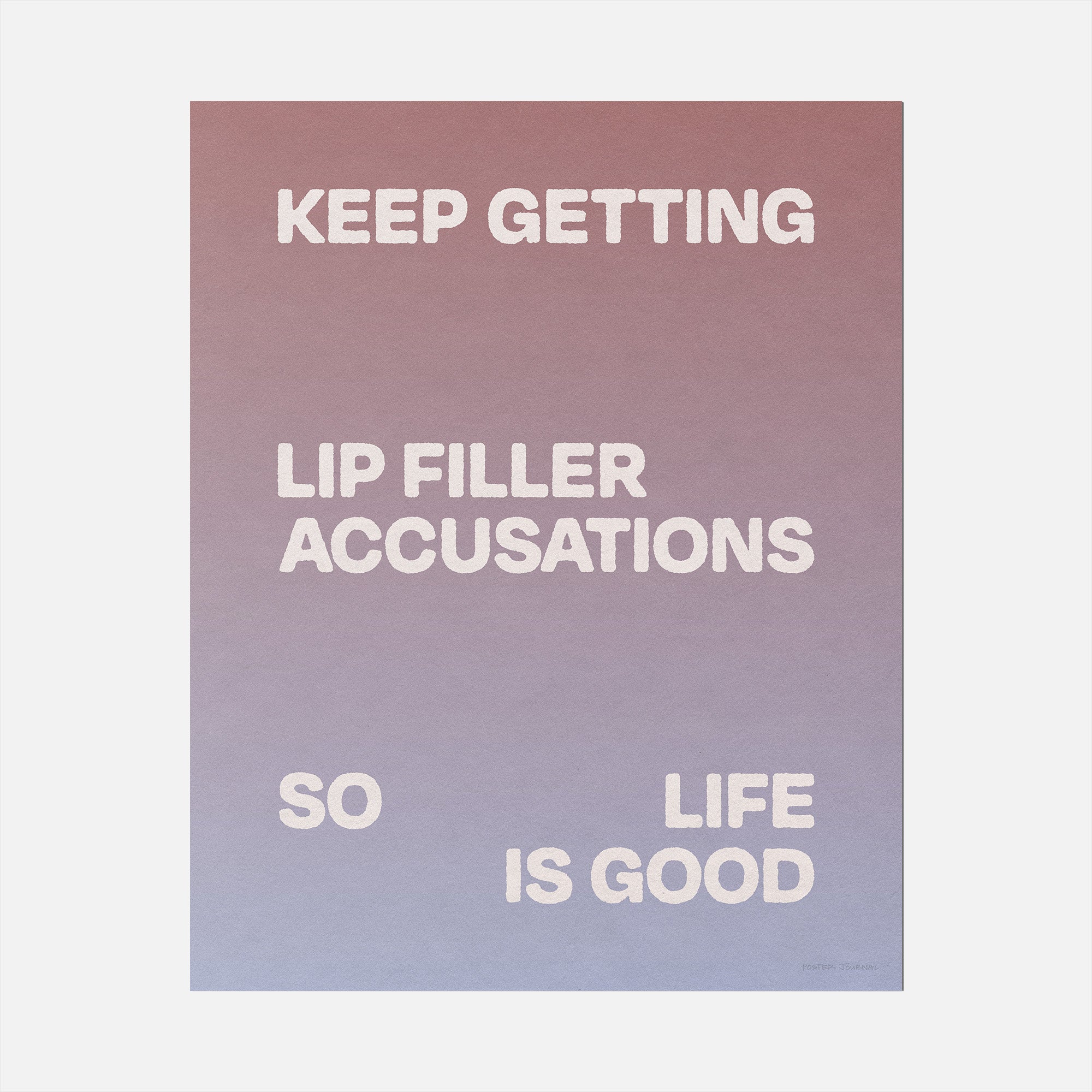 ACCUSATIONS PRINT