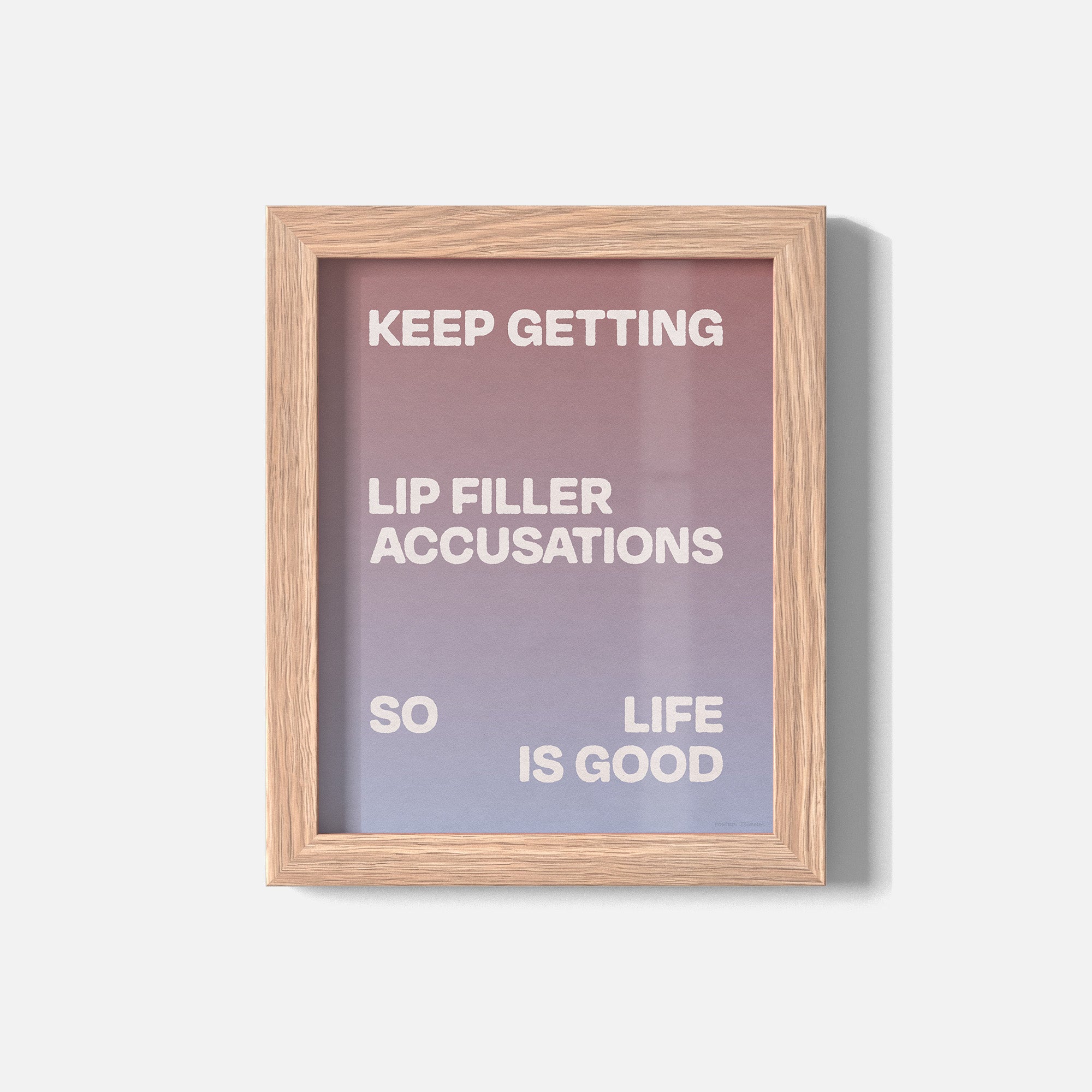 ACCUSATIONS PRINT