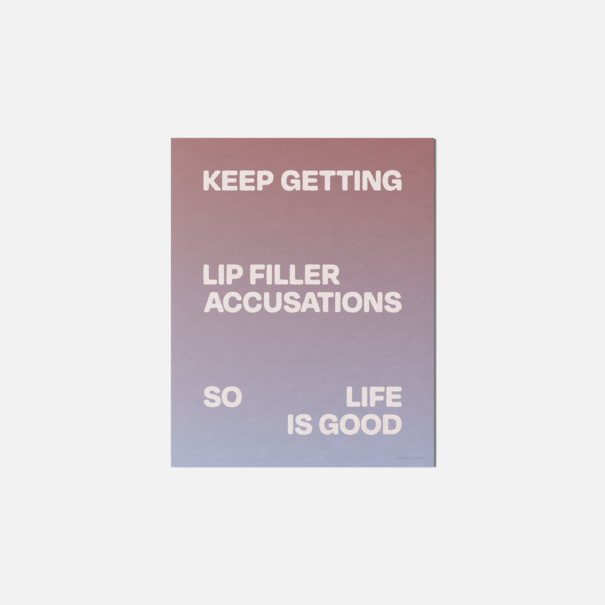 ACCUSATIONS PRINT