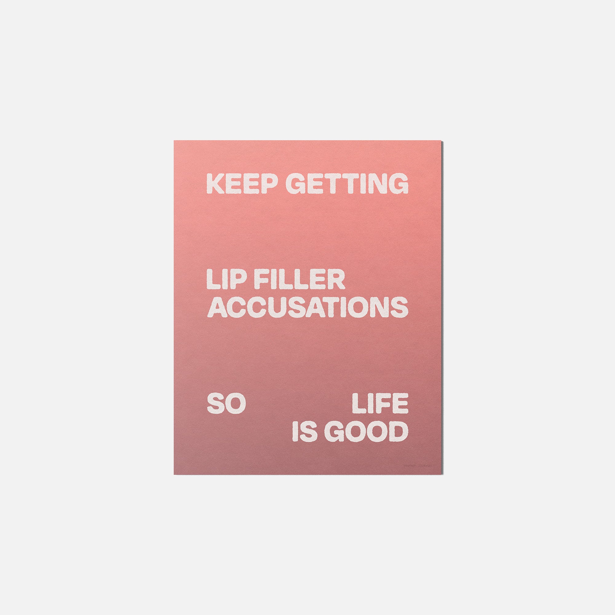 ACCUSATIONS PRINT