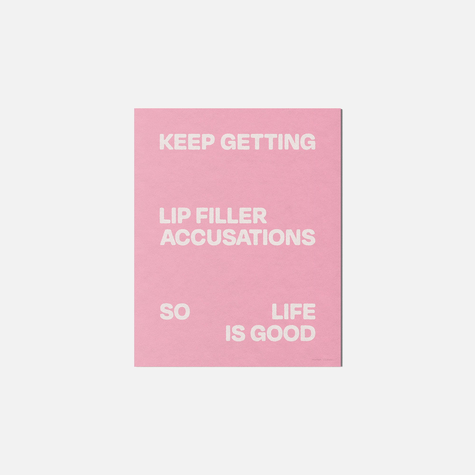 ACCUSATIONS PRINT