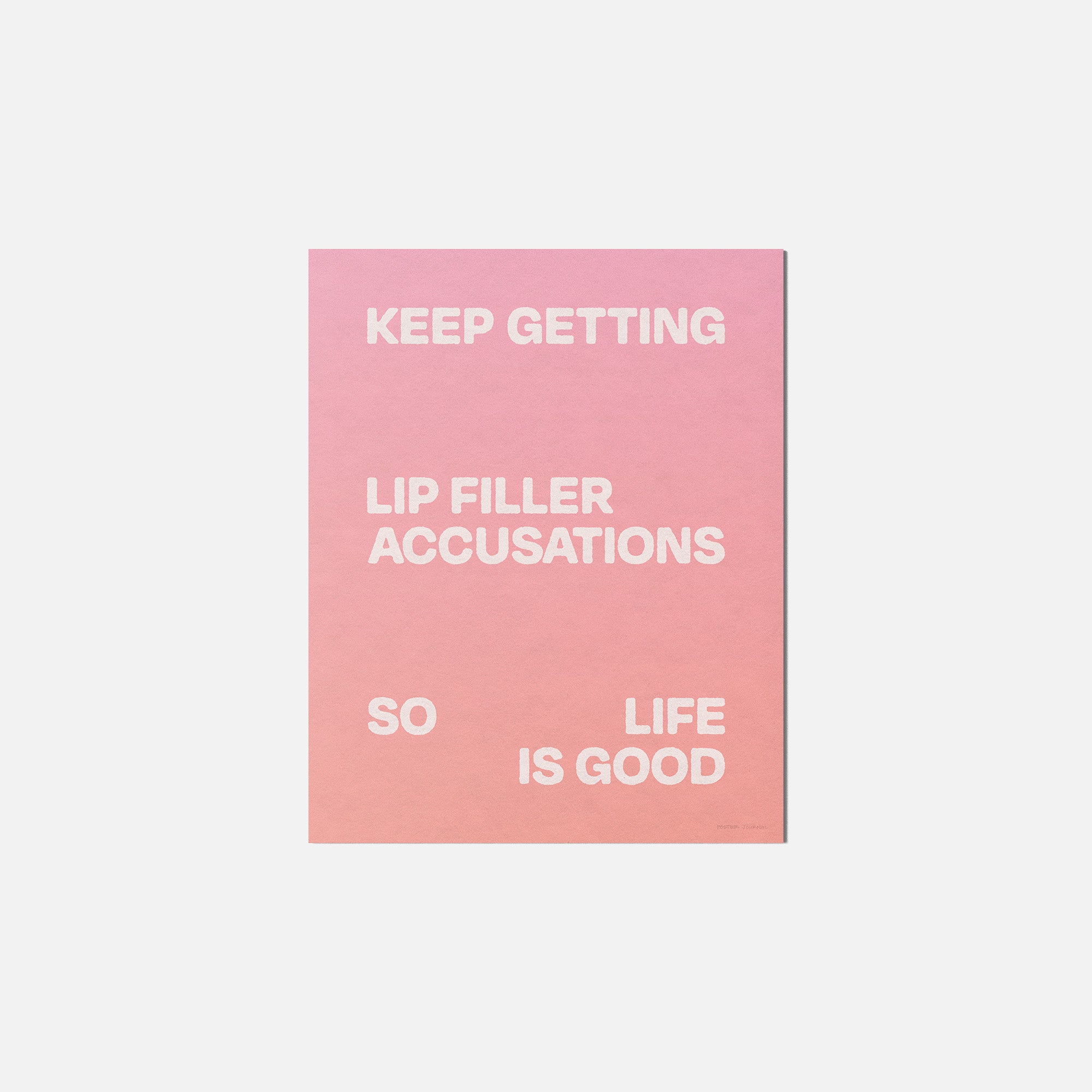 ACCUSATIONS PRINT