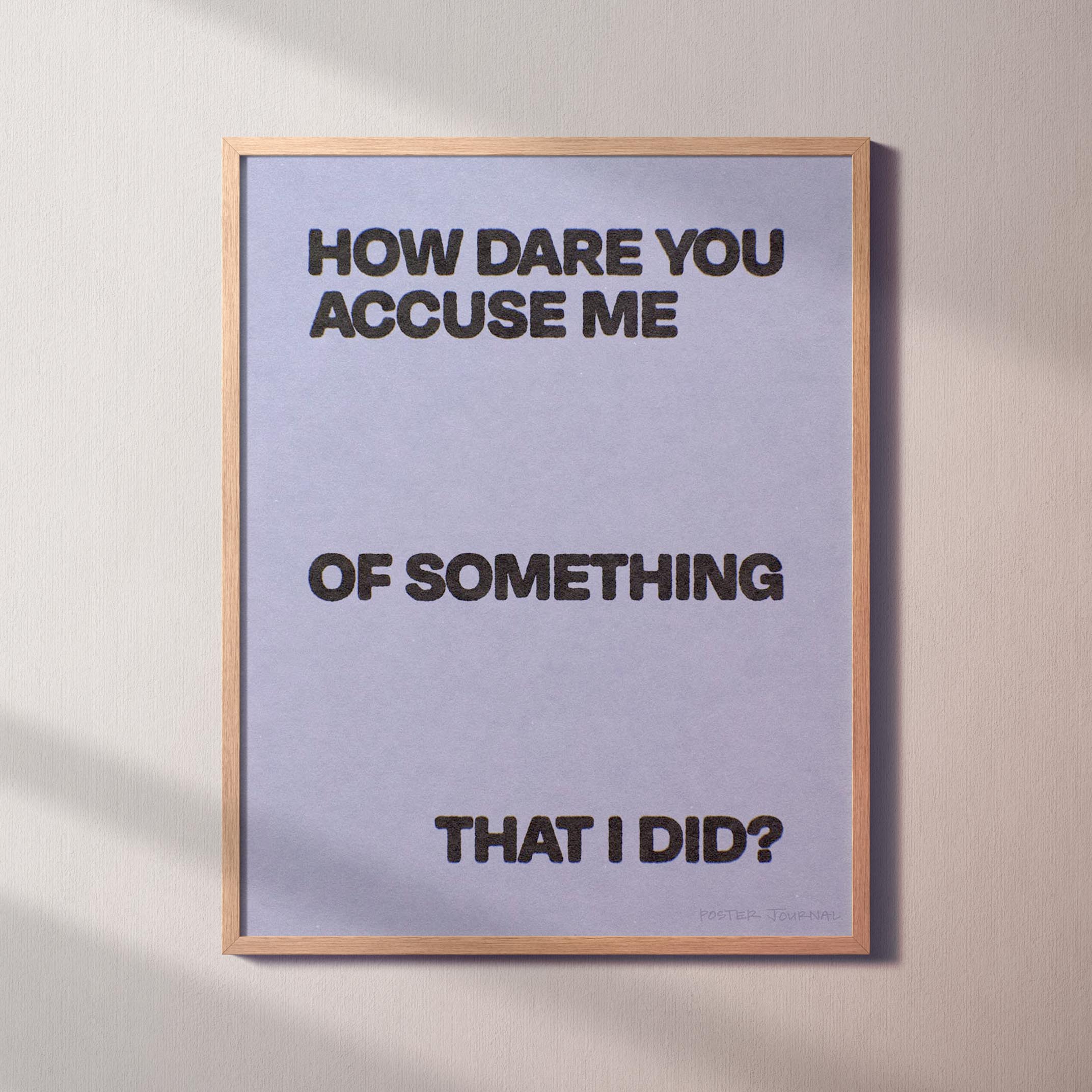 ACCUSE PRINT