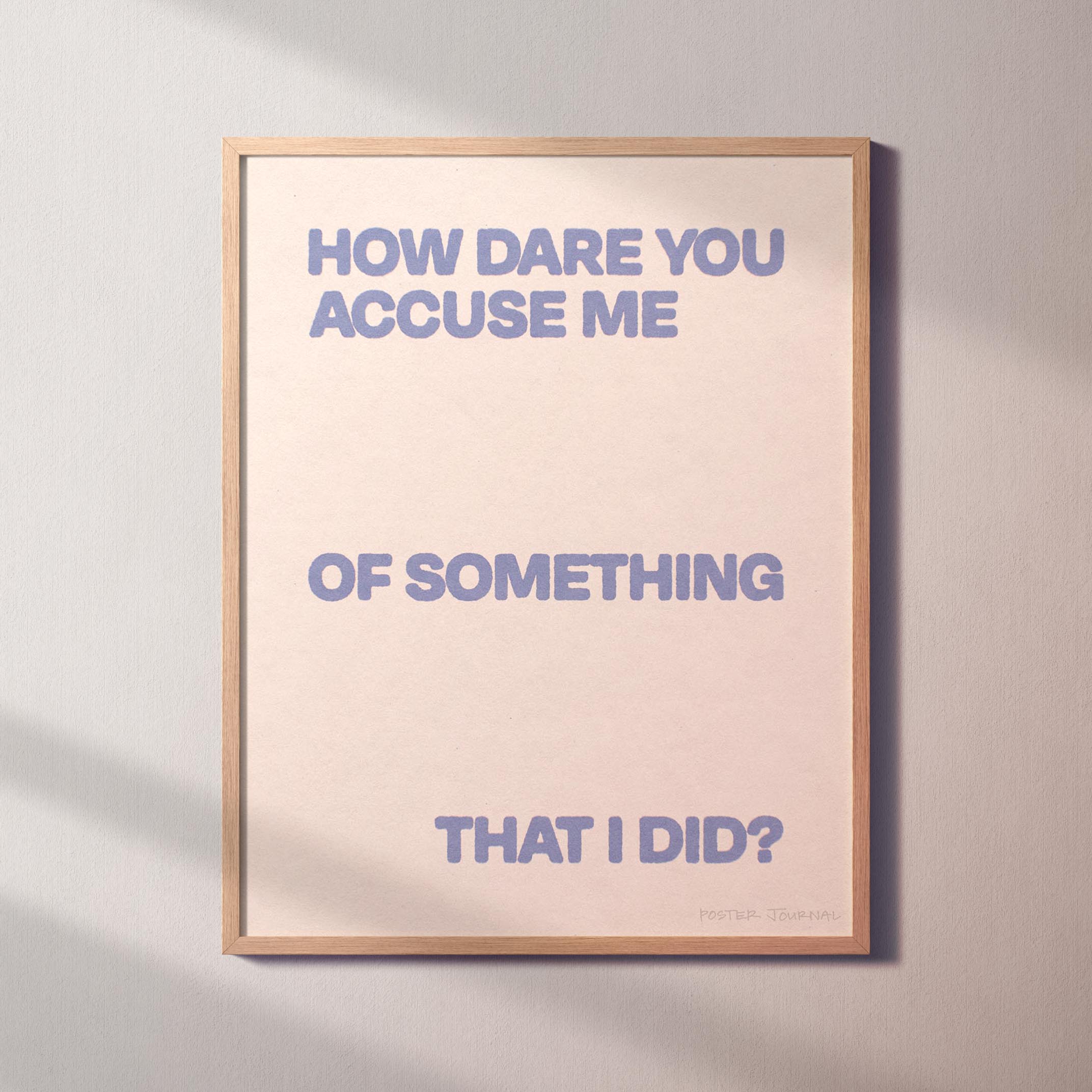 ACCUSE PRINT