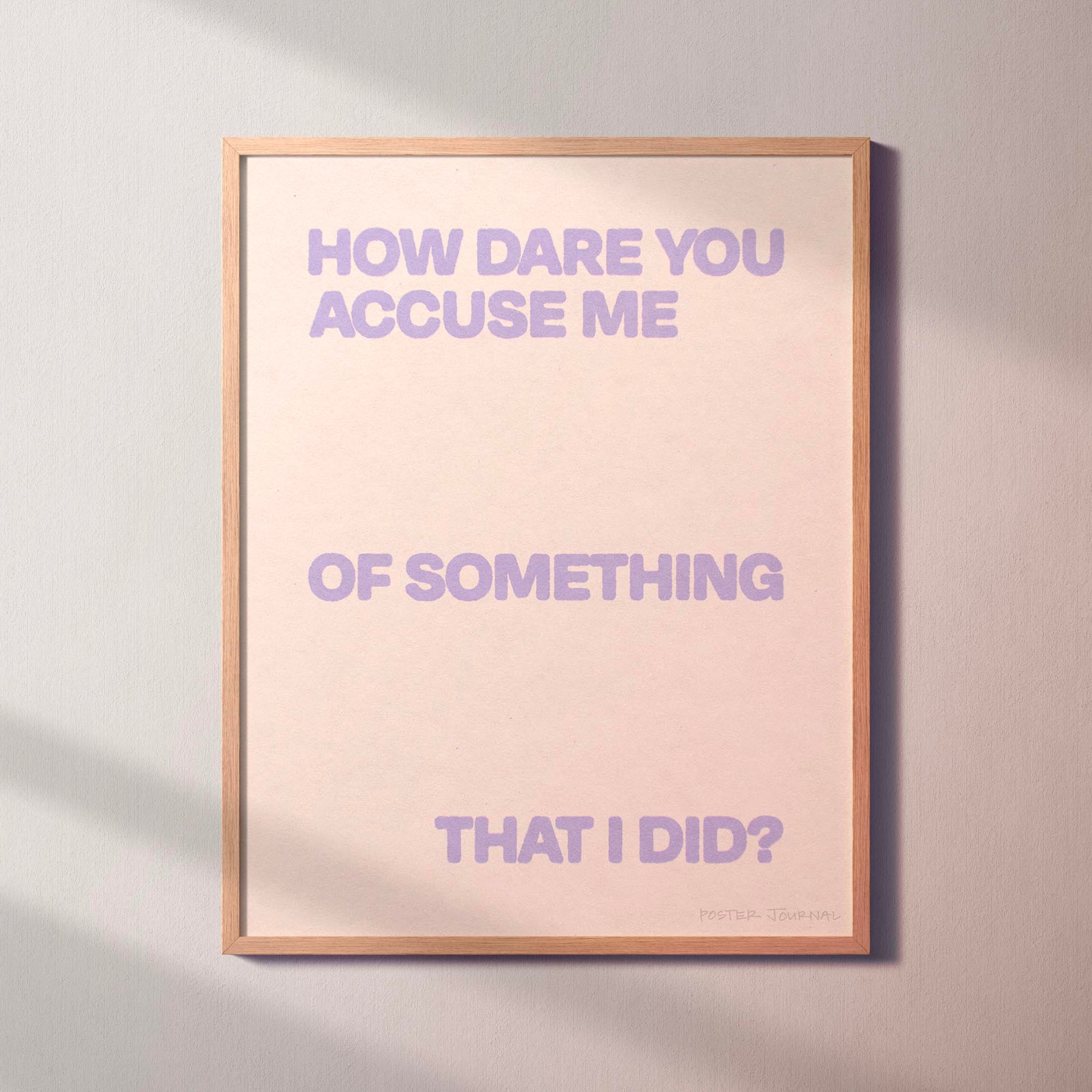 ACCUSE PRINT
