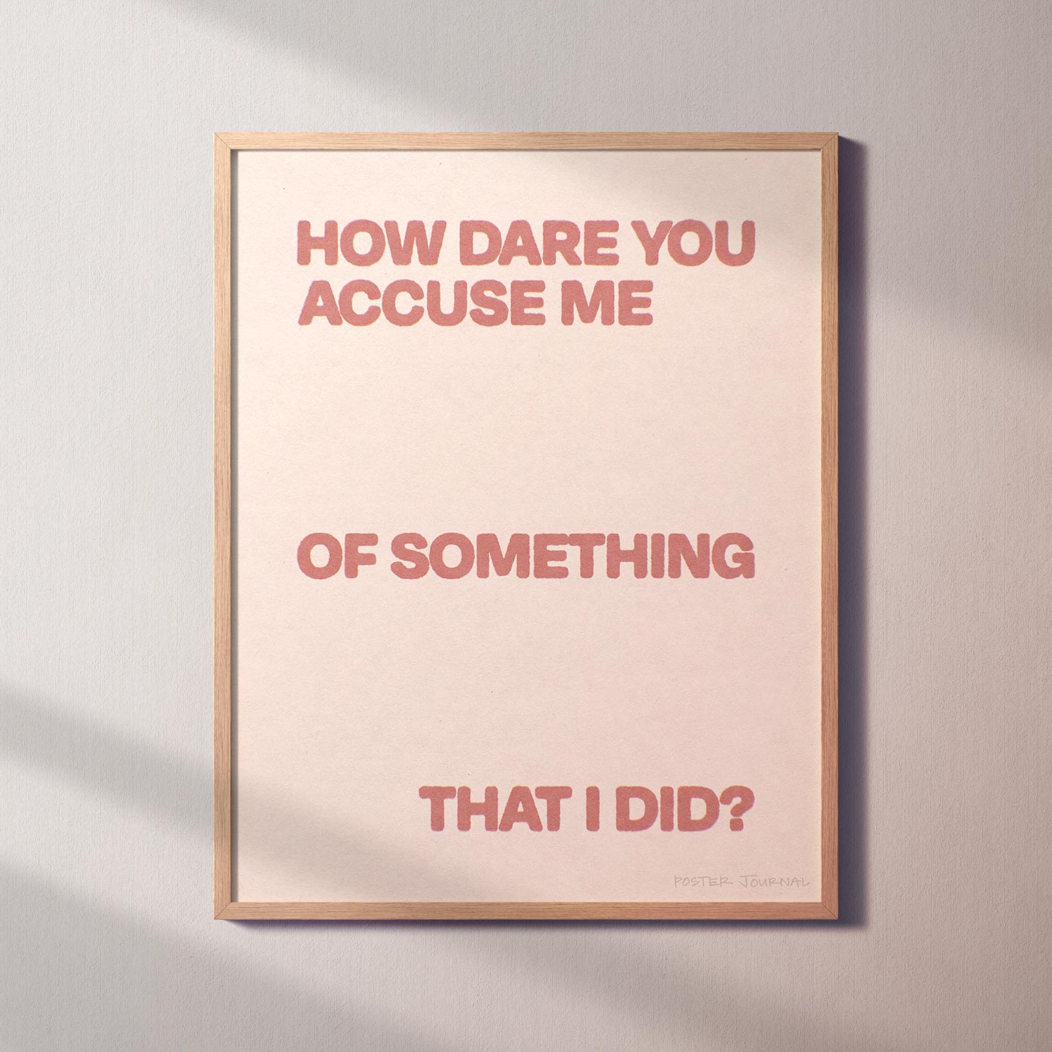 ACCUSE PRINT