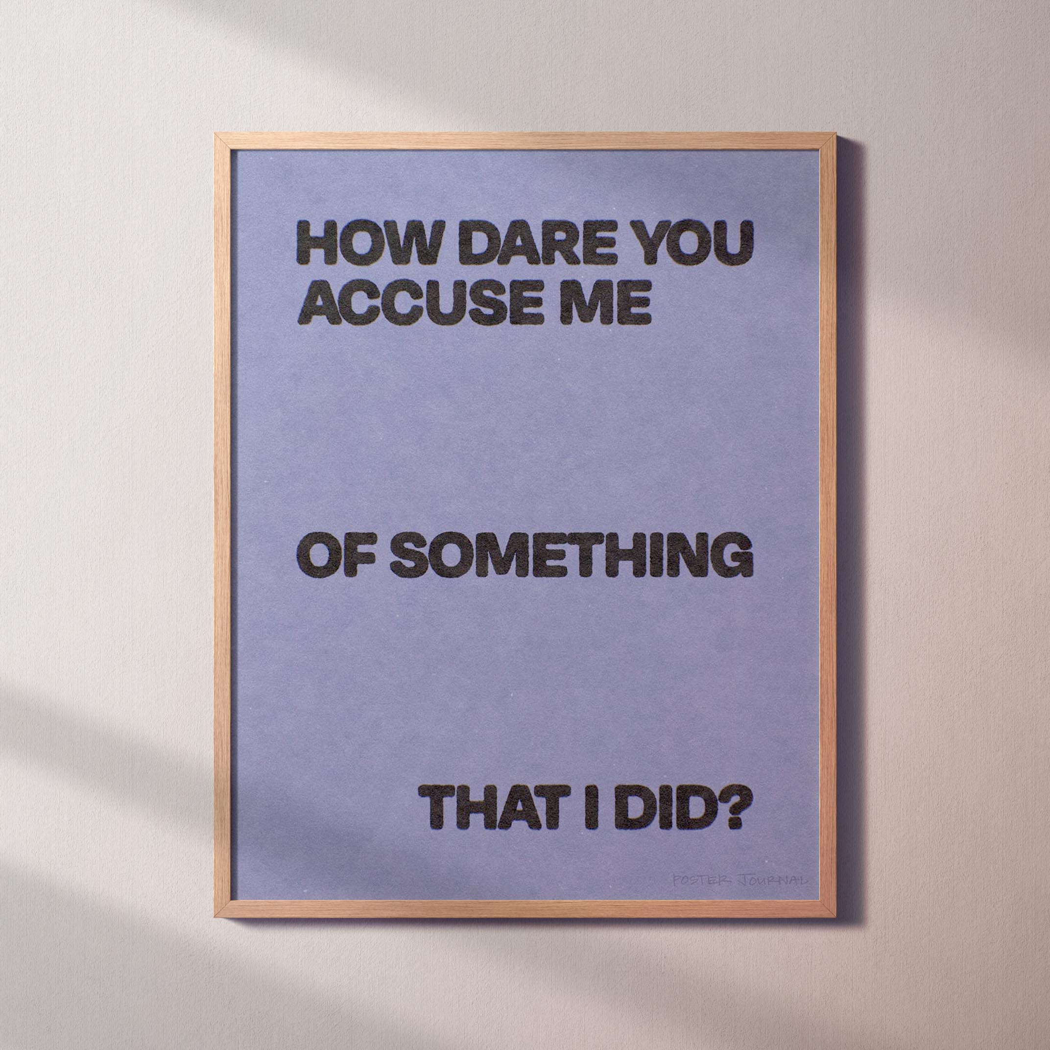 ACCUSE PRINT