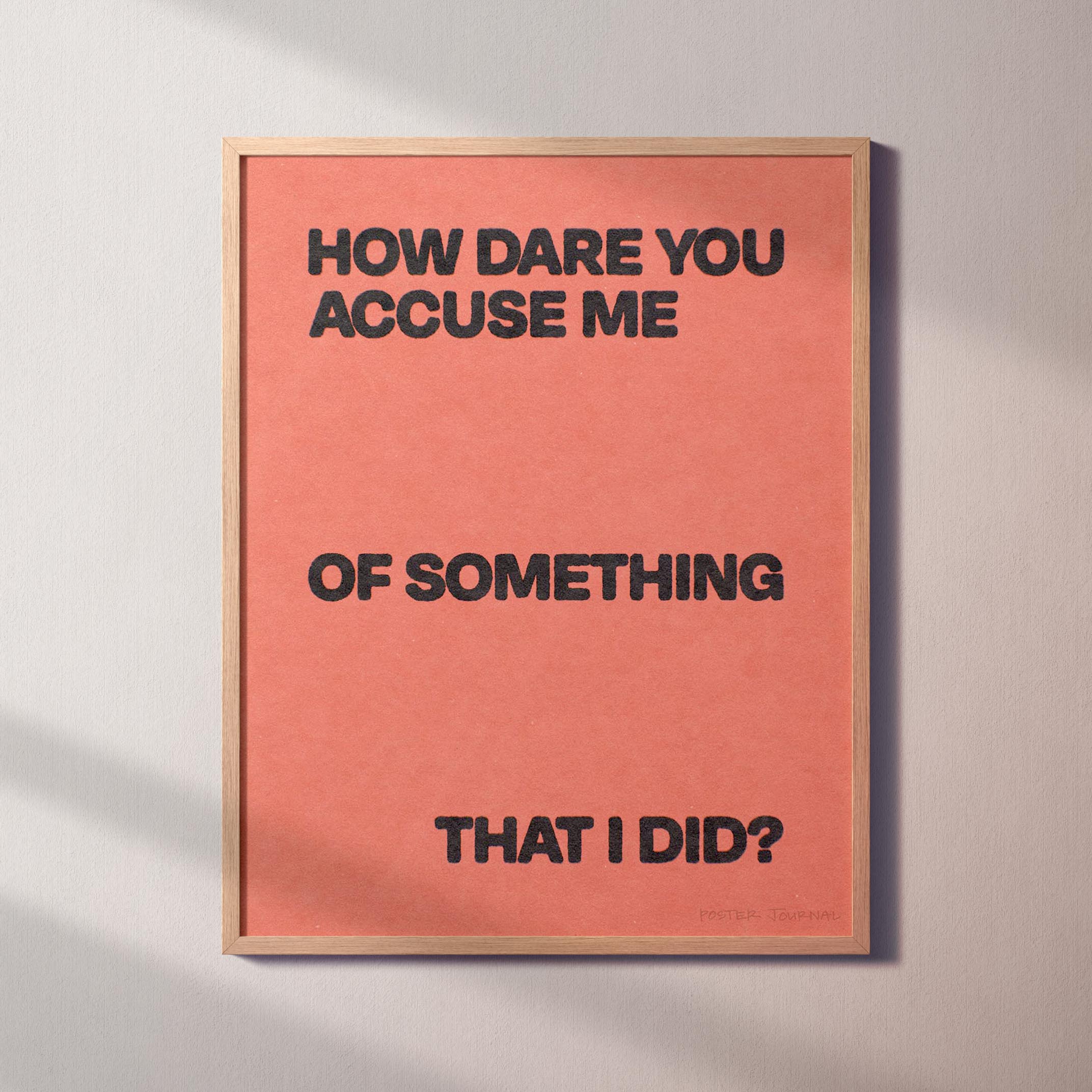ACCUSE PRINT