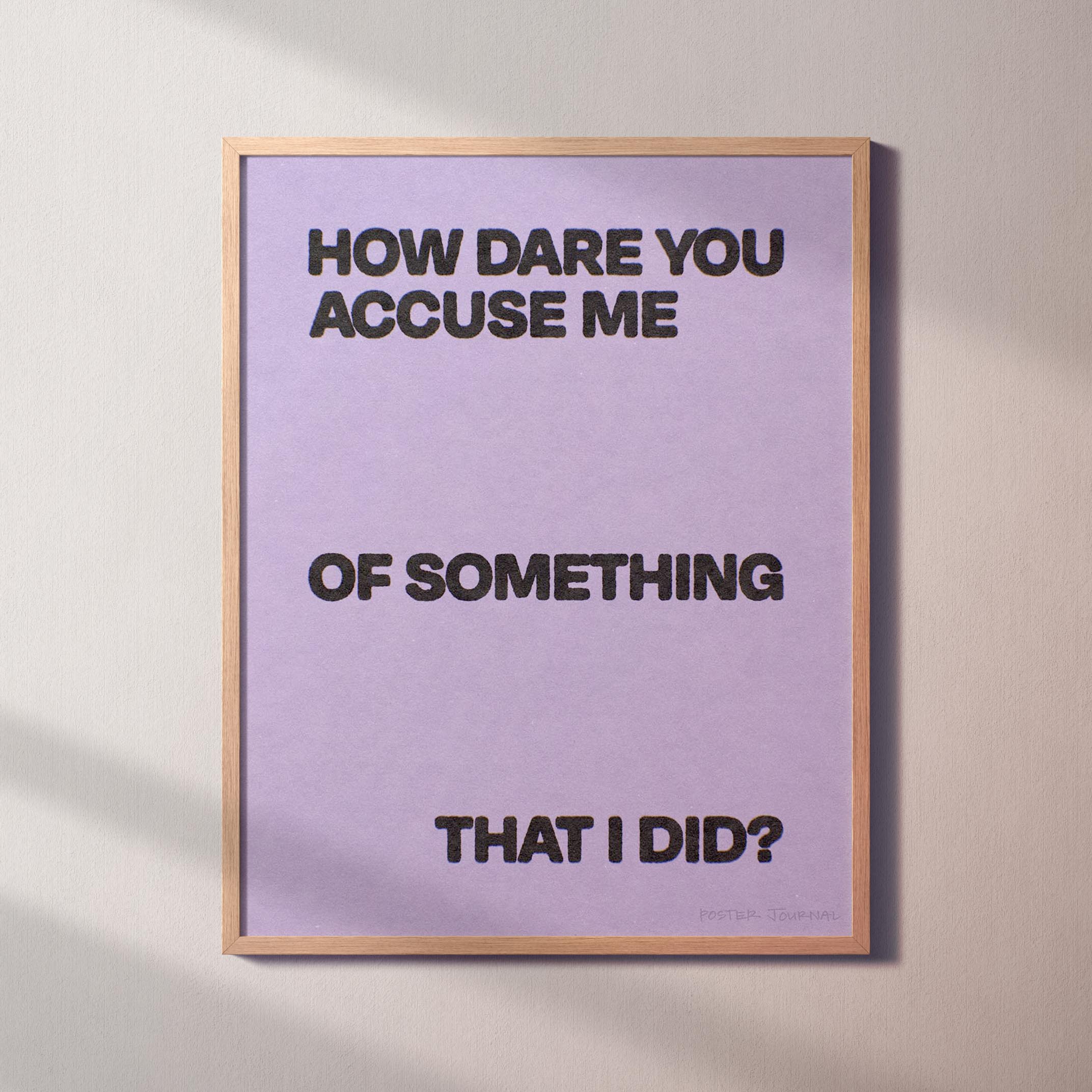 ACCUSE PRINT