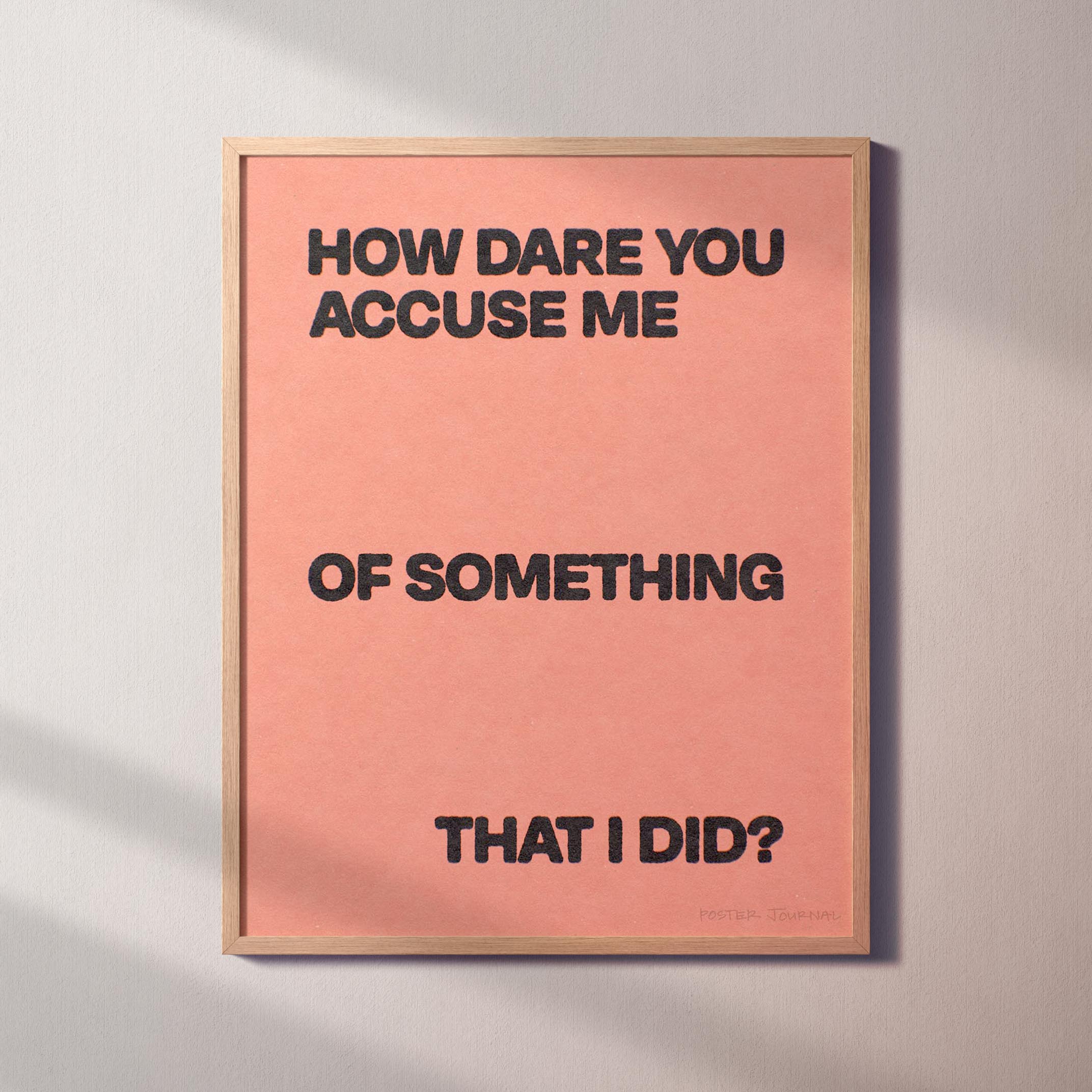 ACCUSE PRINT