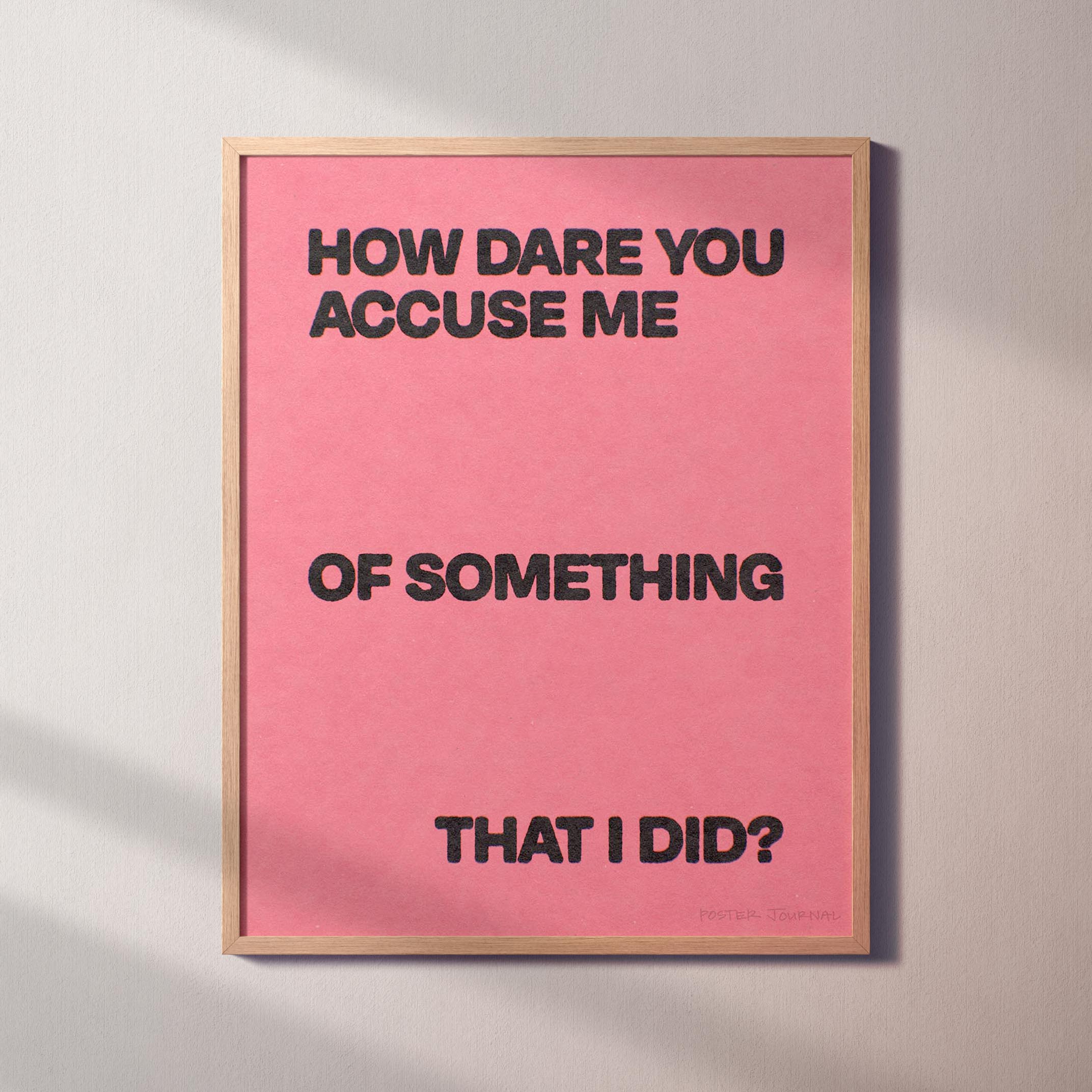 ACCUSE PRINT