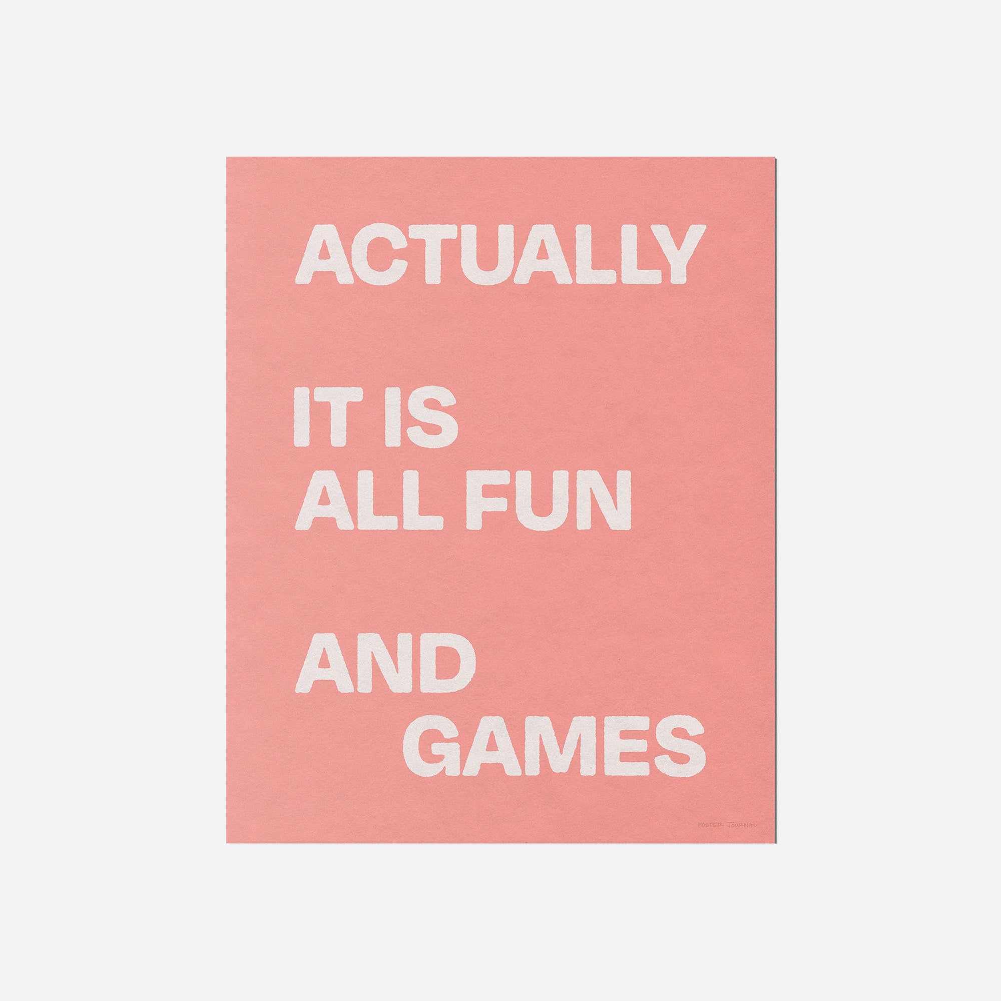 ACTUALLY PRINT