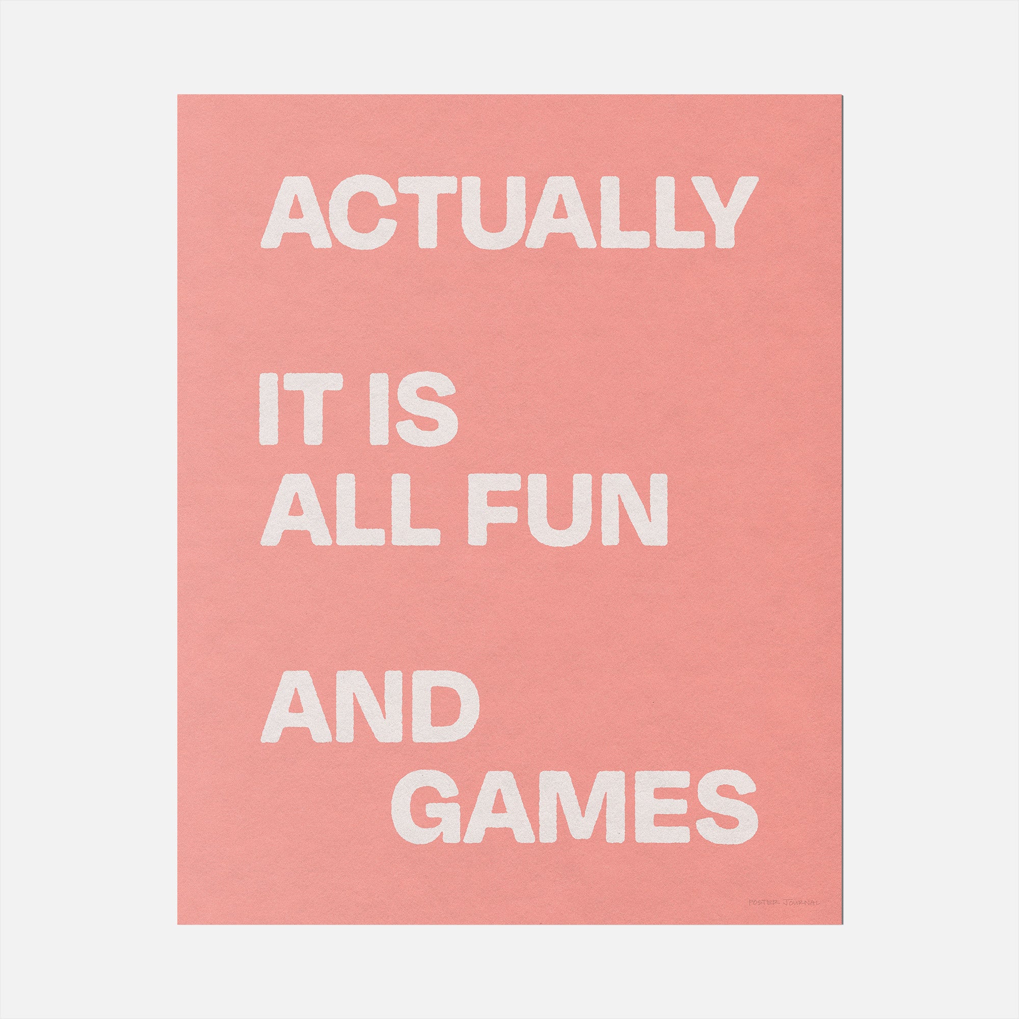 ACTUALLY PRINT