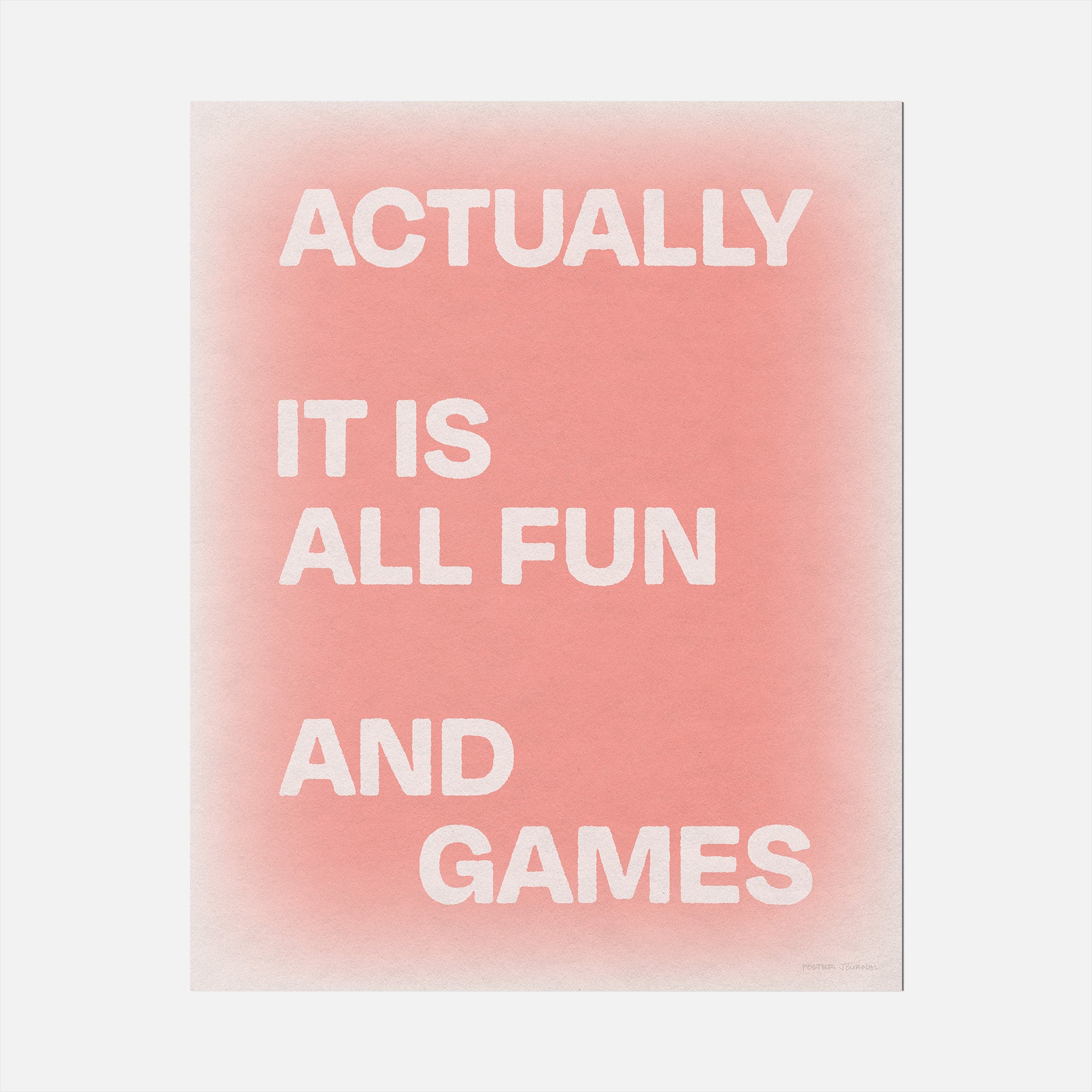 ACTUALLY PRINT