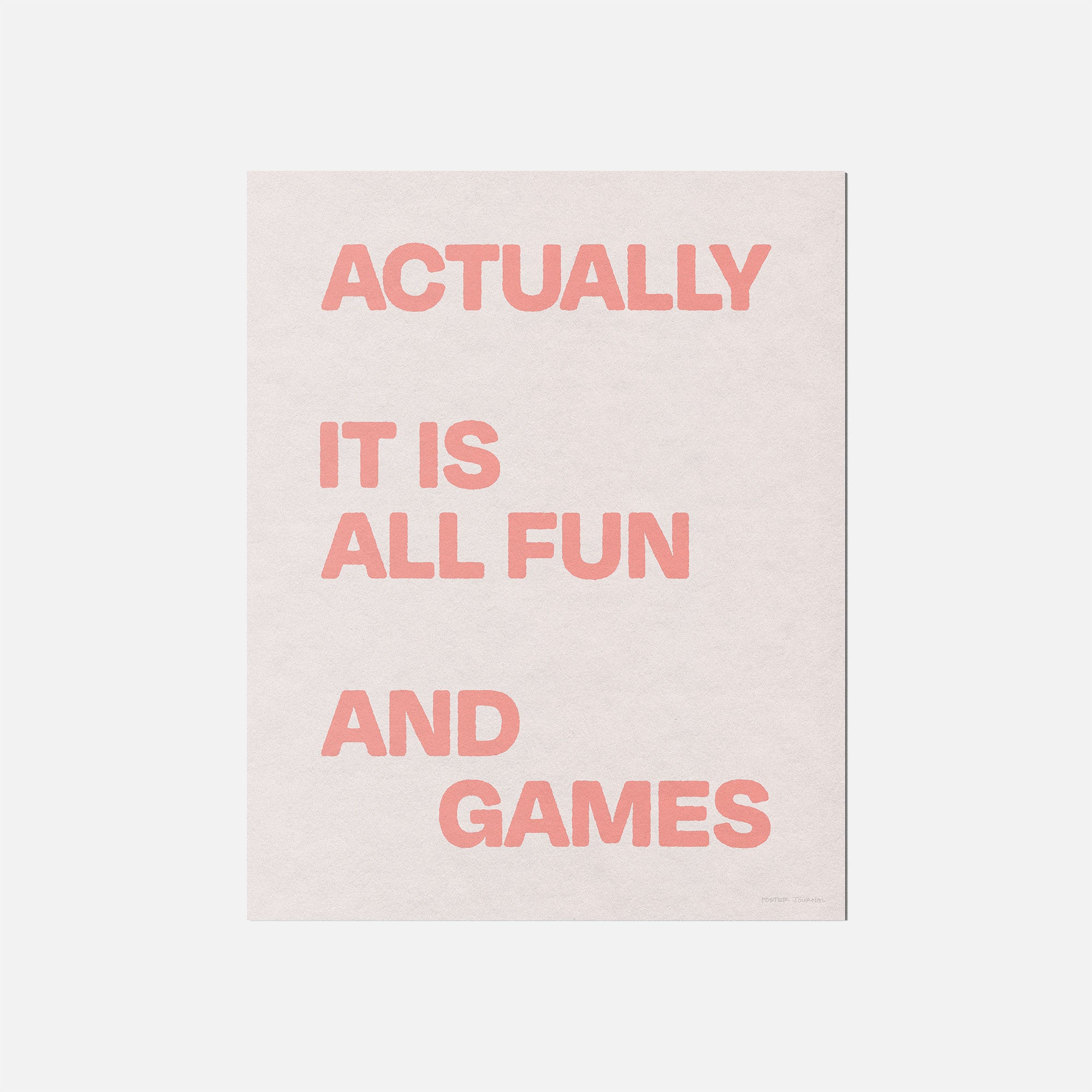 ACTUALLY PRINT