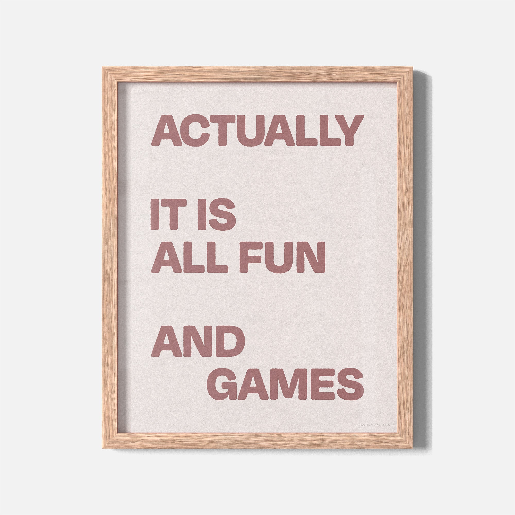 ACTUALLY PRINT