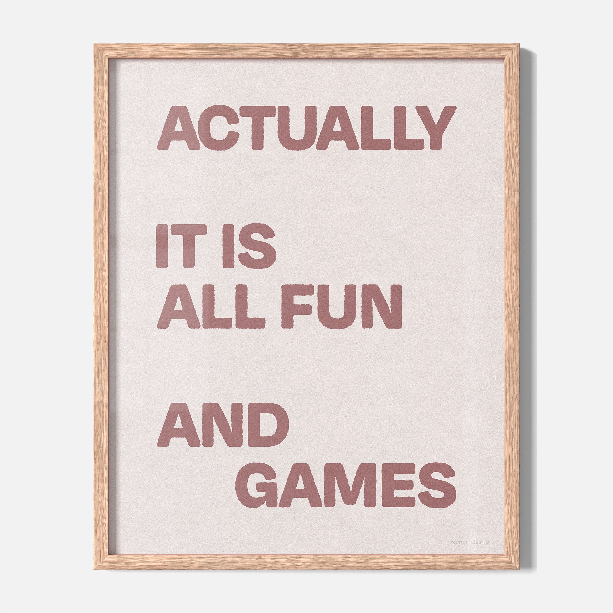 ACTUALLY PRINT