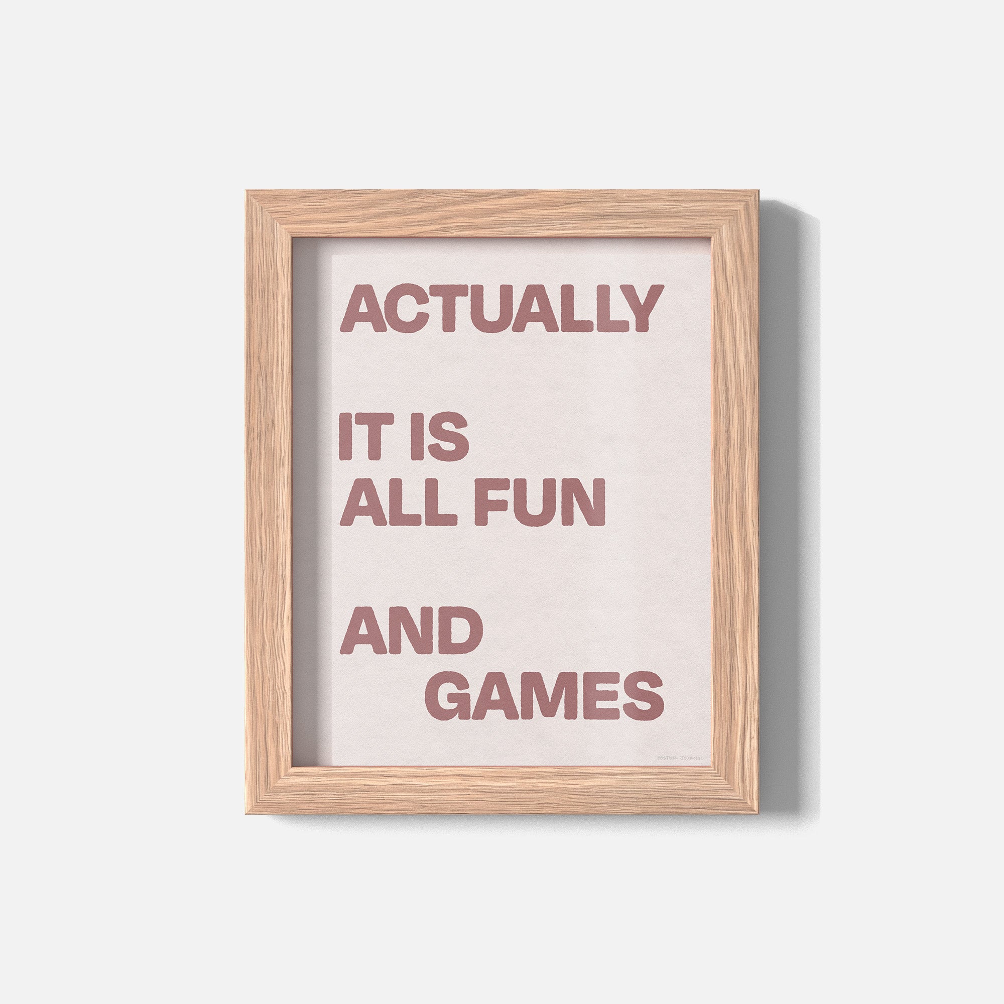 ACTUALLY PRINT