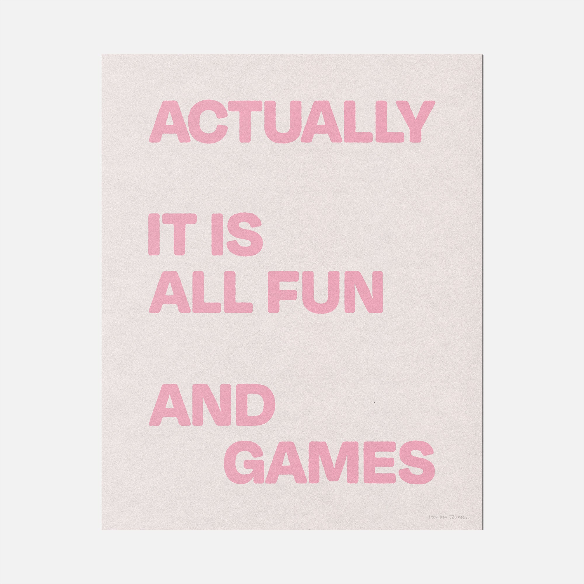 ACTUALLY PRINT