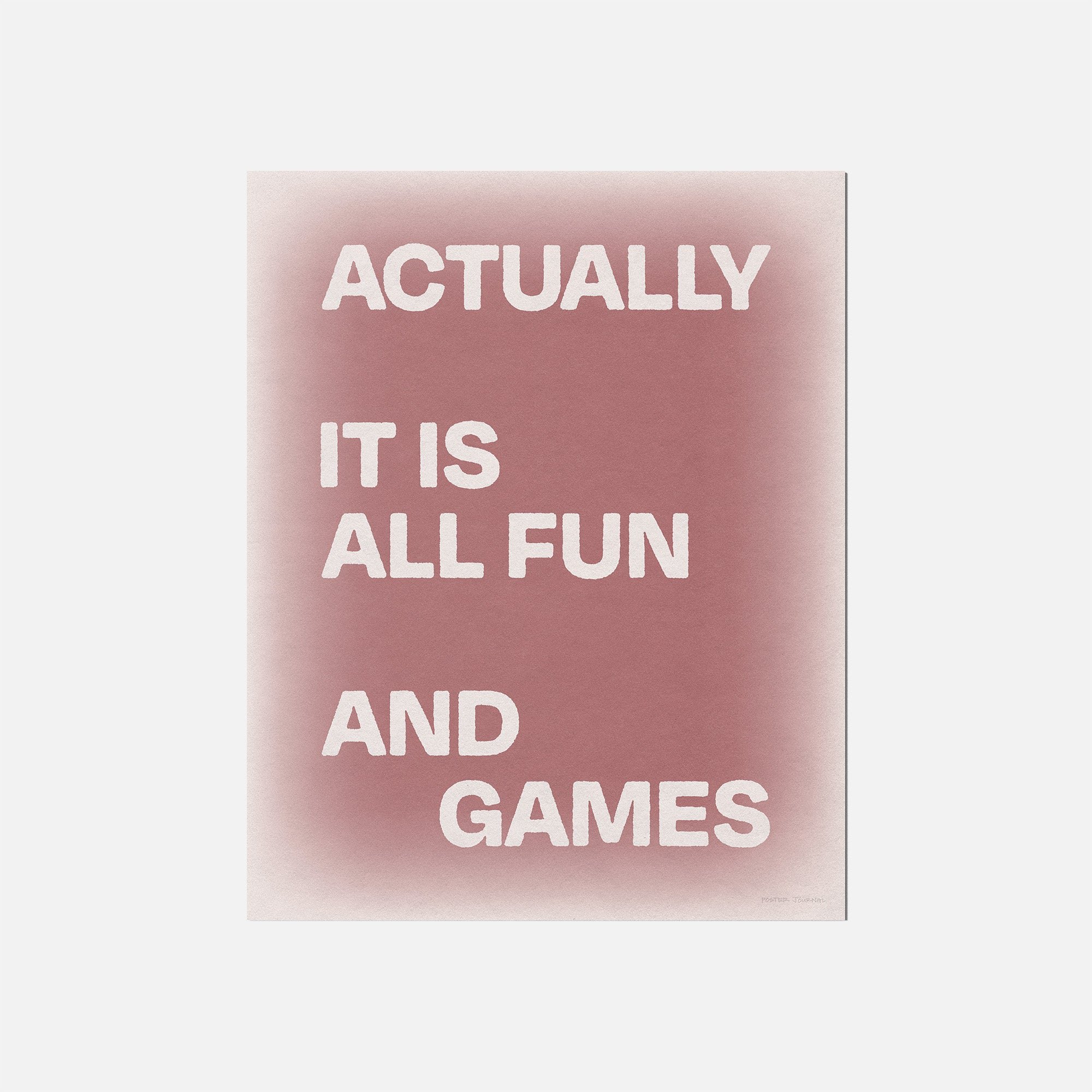 ACTUALLY PRINT