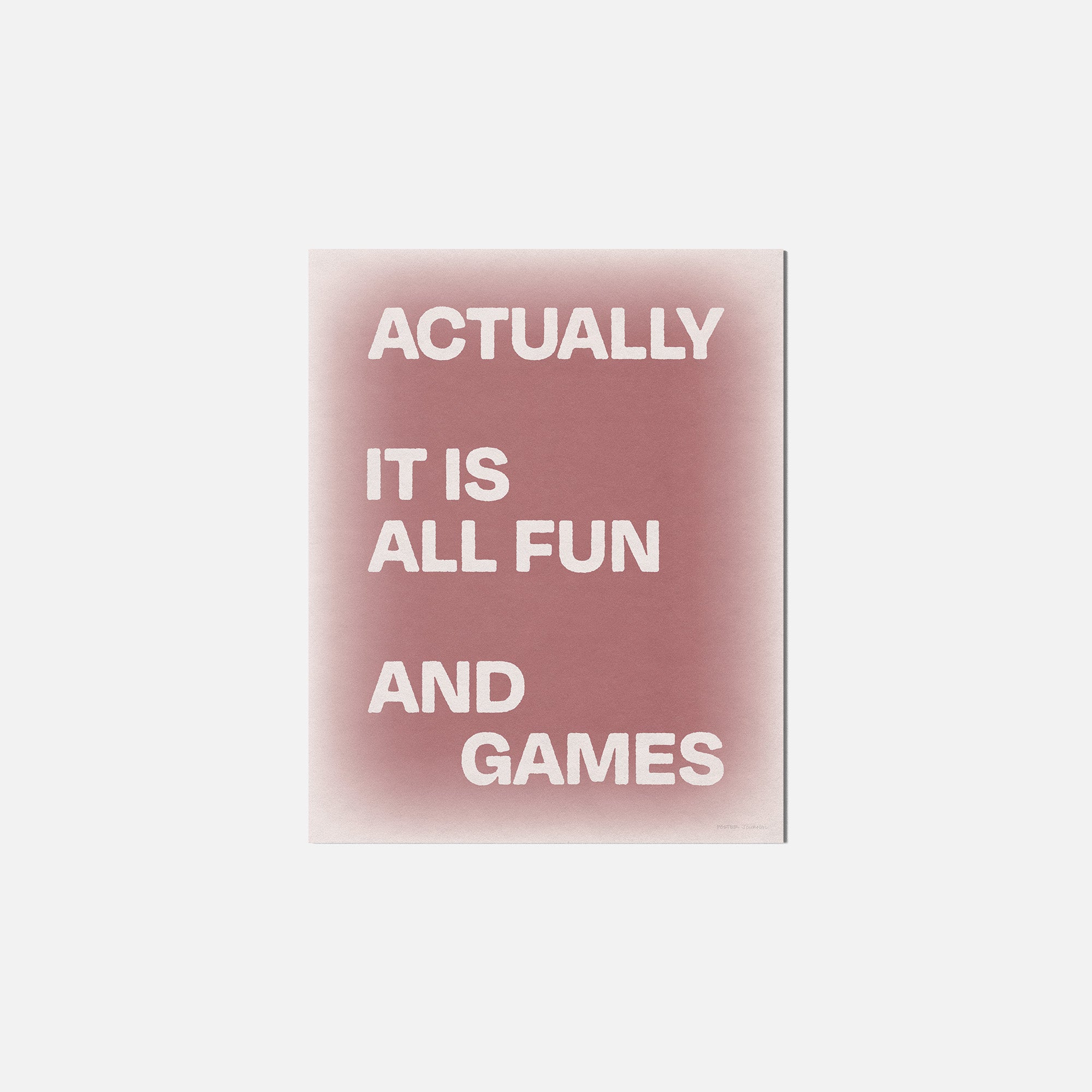 ACTUALLY PRINT