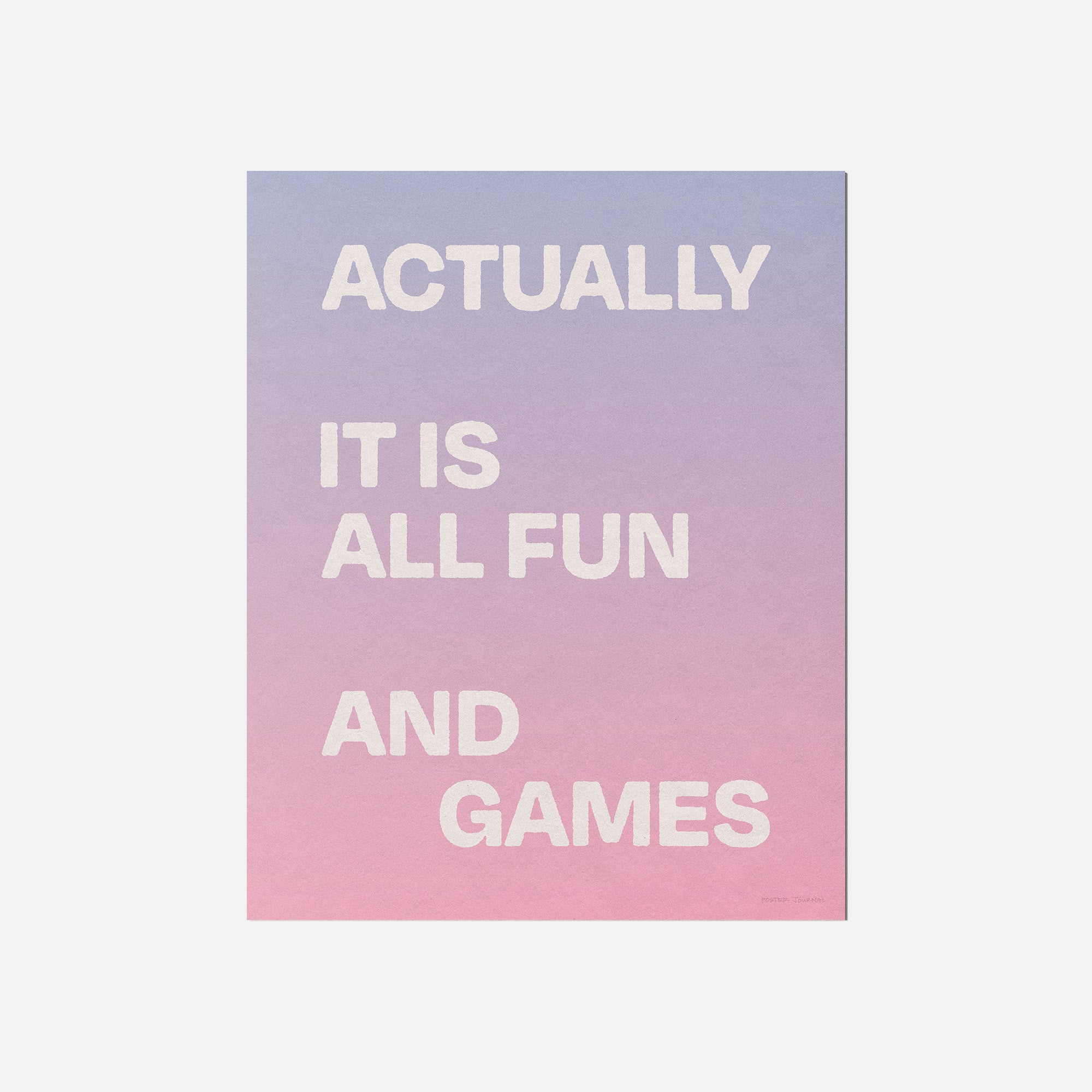 ACTUALLY PRINT