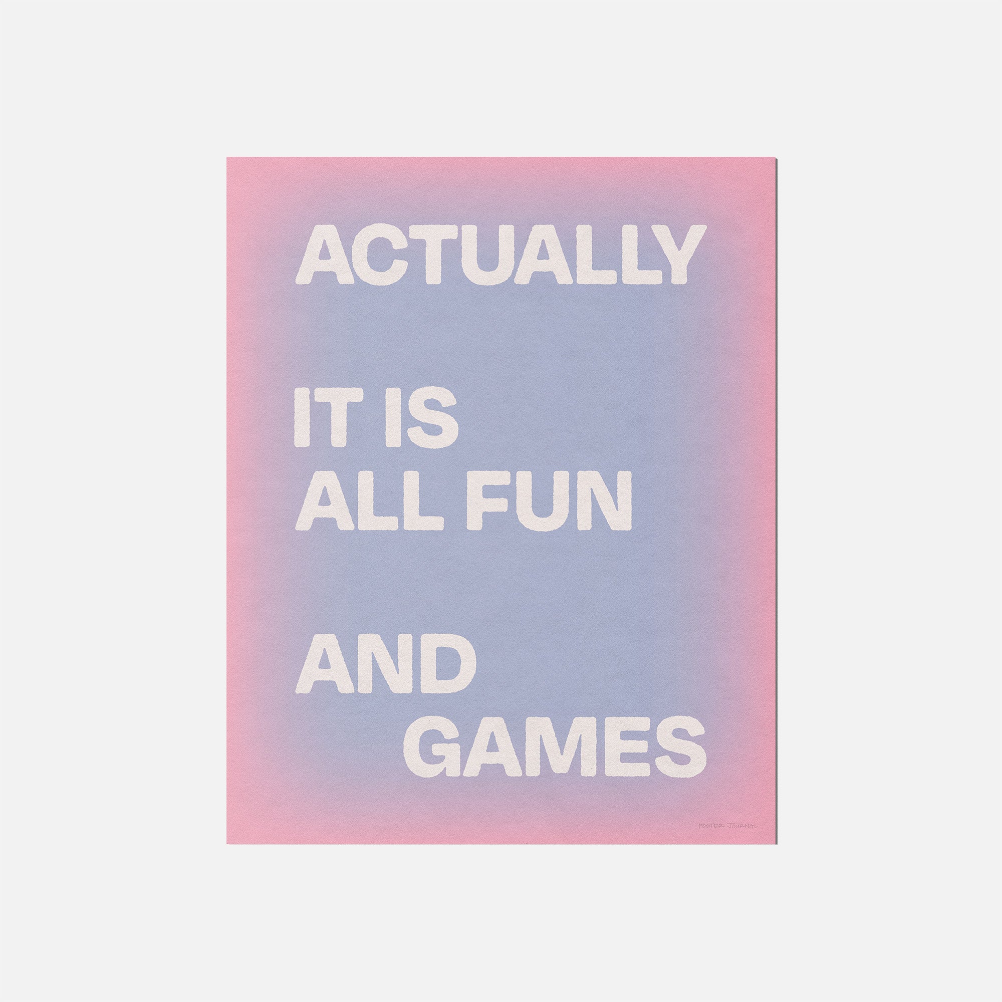 ACTUALLY PRINT