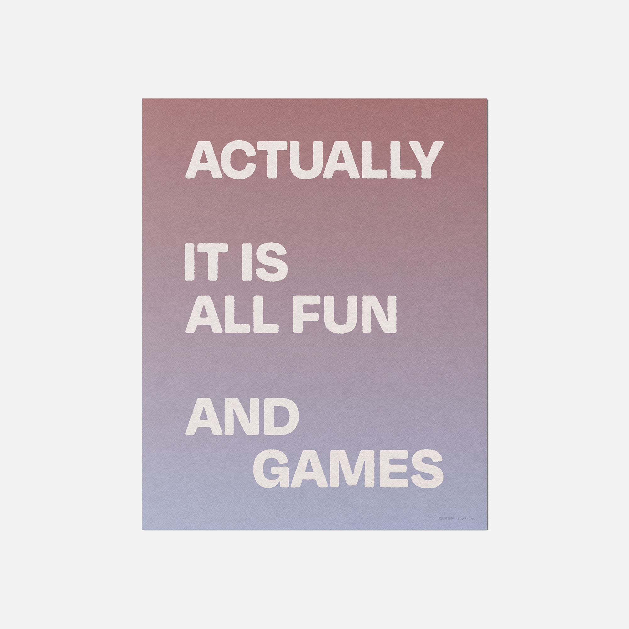 ACTUALLY PRINT