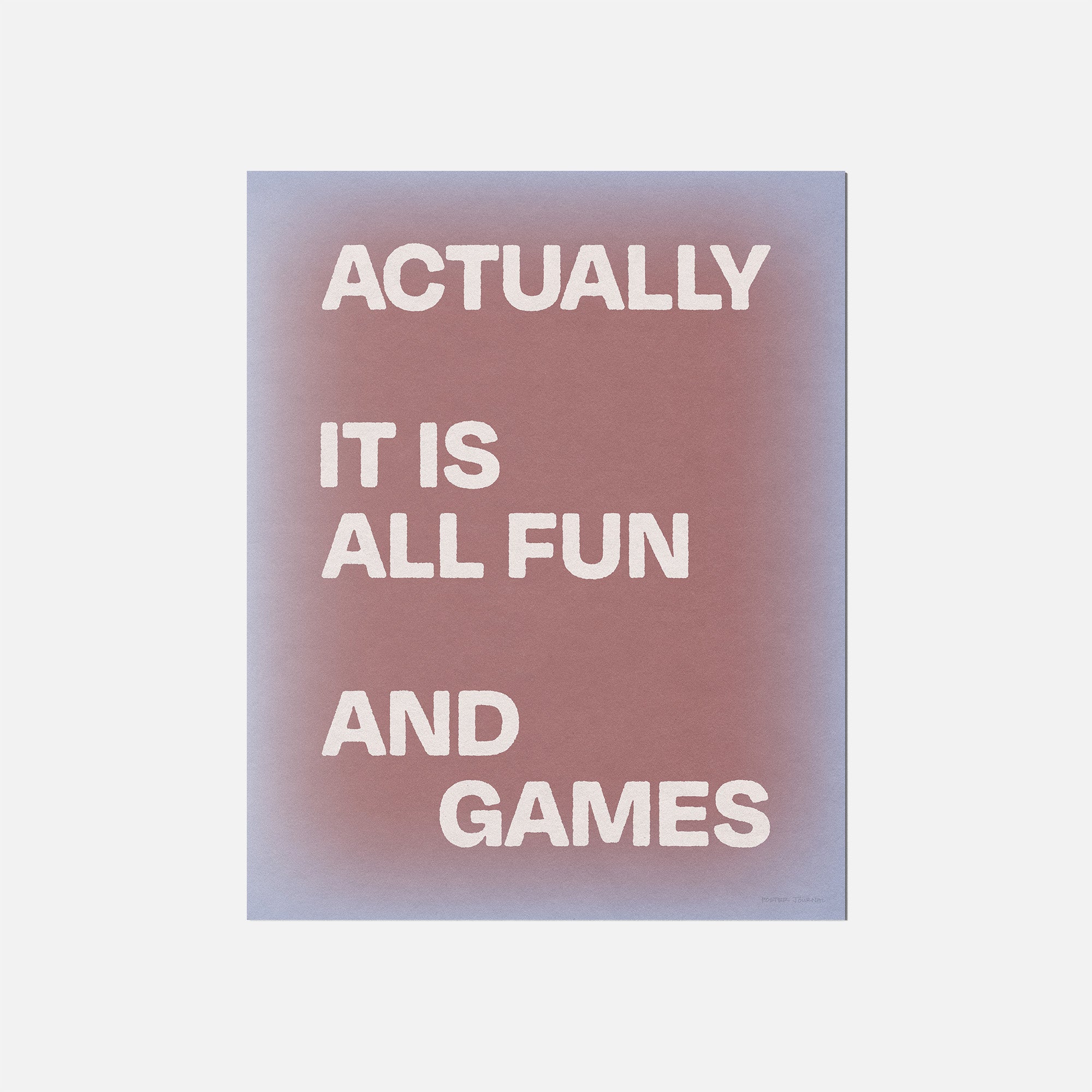 ACTUALLY PRINT
