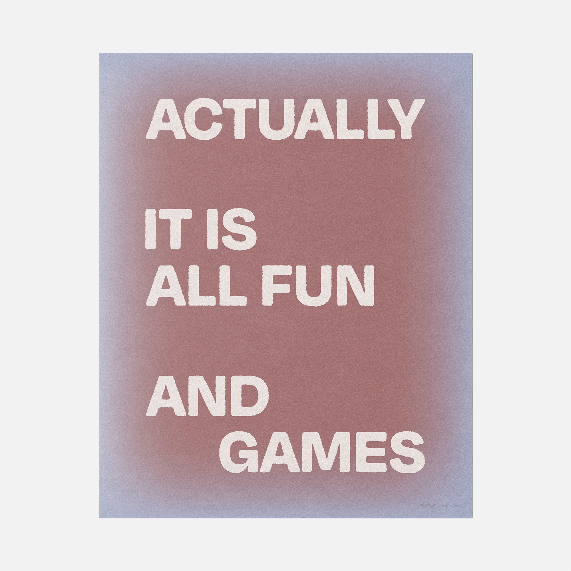 ACTUALLY PRINT