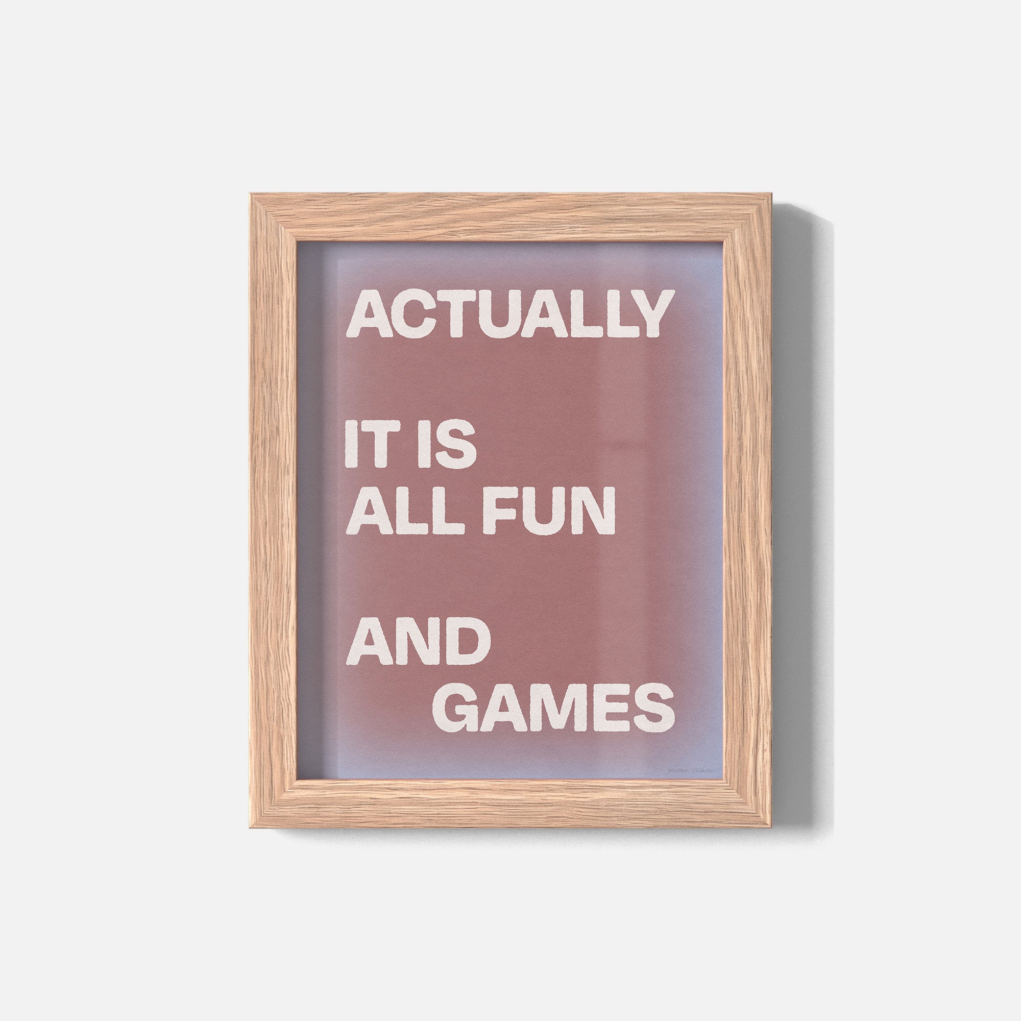 ACTUALLY PRINT
